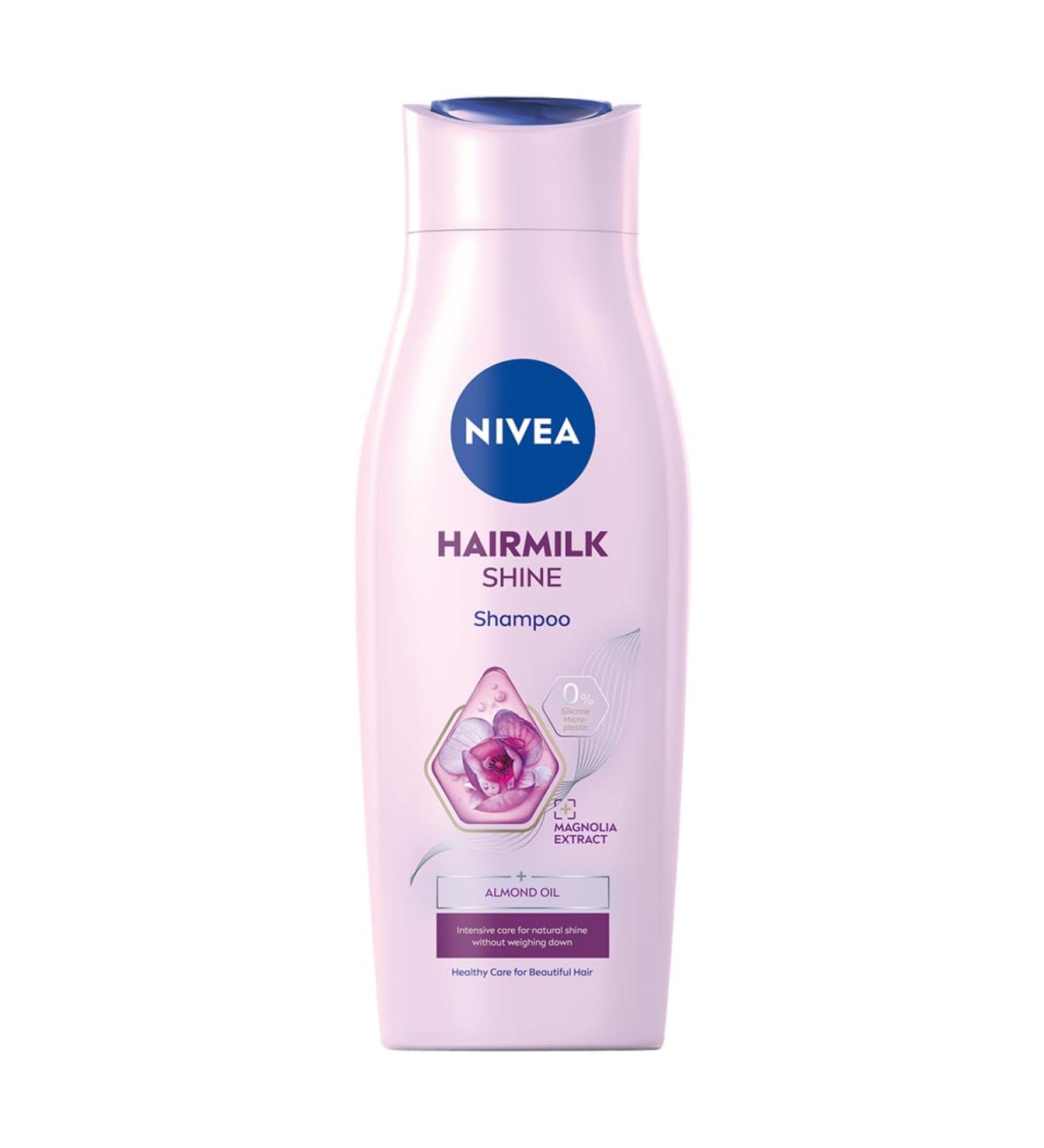 NIVEA Milky Shine Shampoo Trigger Hair Milk Natural Shine 400 ml - Buy Online on GoSupps.com