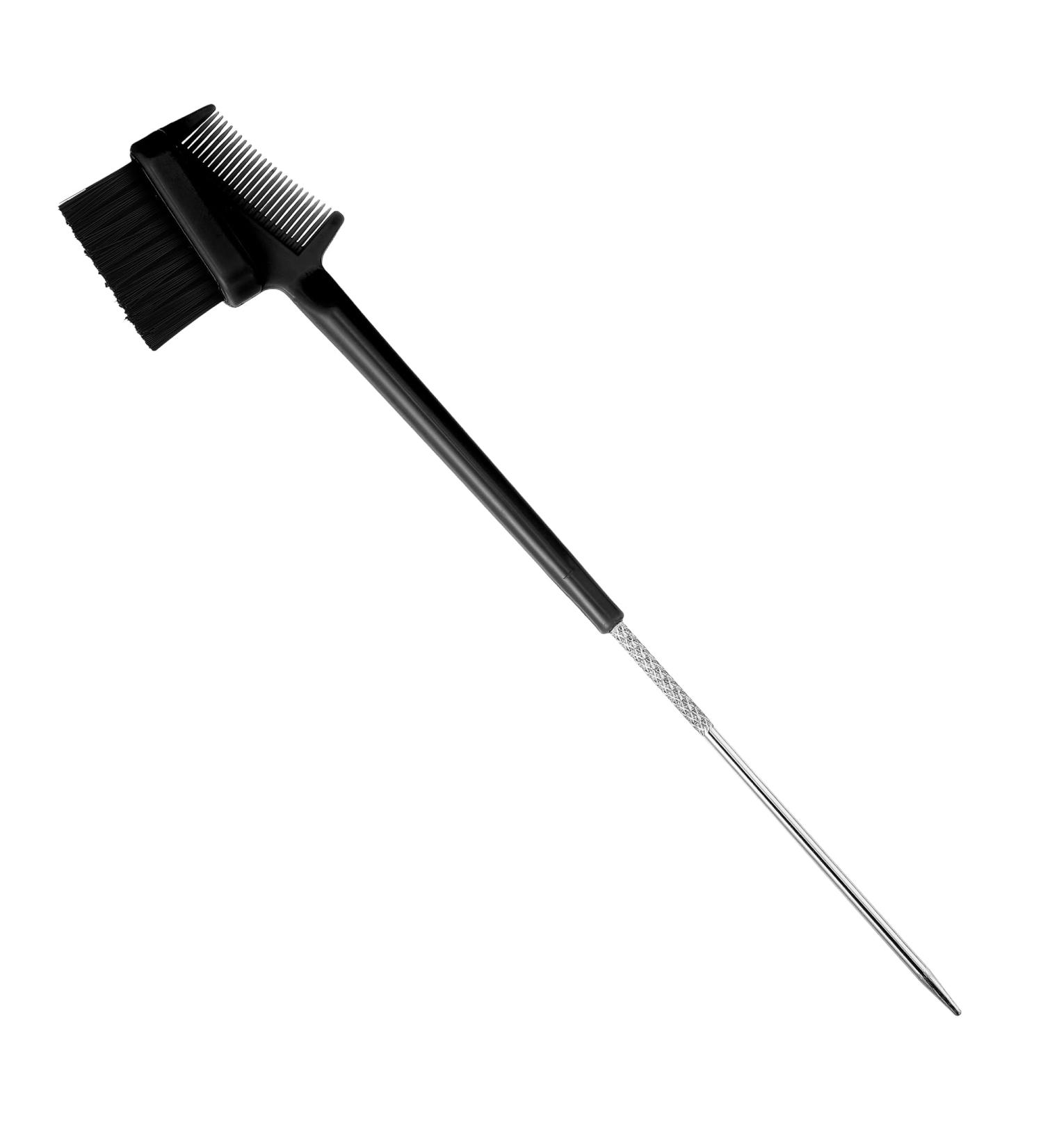 VOCOSTE Dual Comb Eyebrow Brushes & Eyelash Comb - Travel Makeup Tool for Women 8.15" Black - Buy Online on GoSupps.com