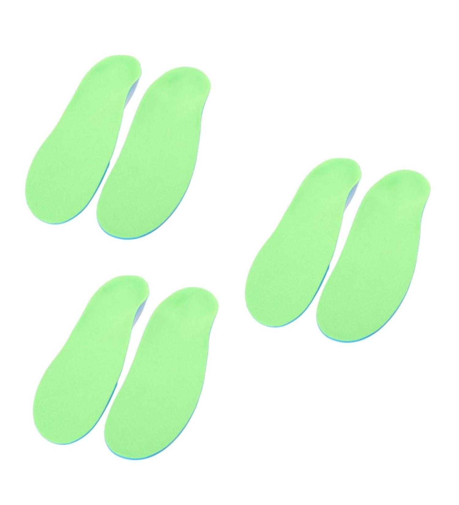FOMIYES Orthopedic Insoles - 3 Pairs Soft Comfort Arch Support Inserts for Kids & Adults - Foot Care Shoe Inserts - Buy Online on GoSupps.com