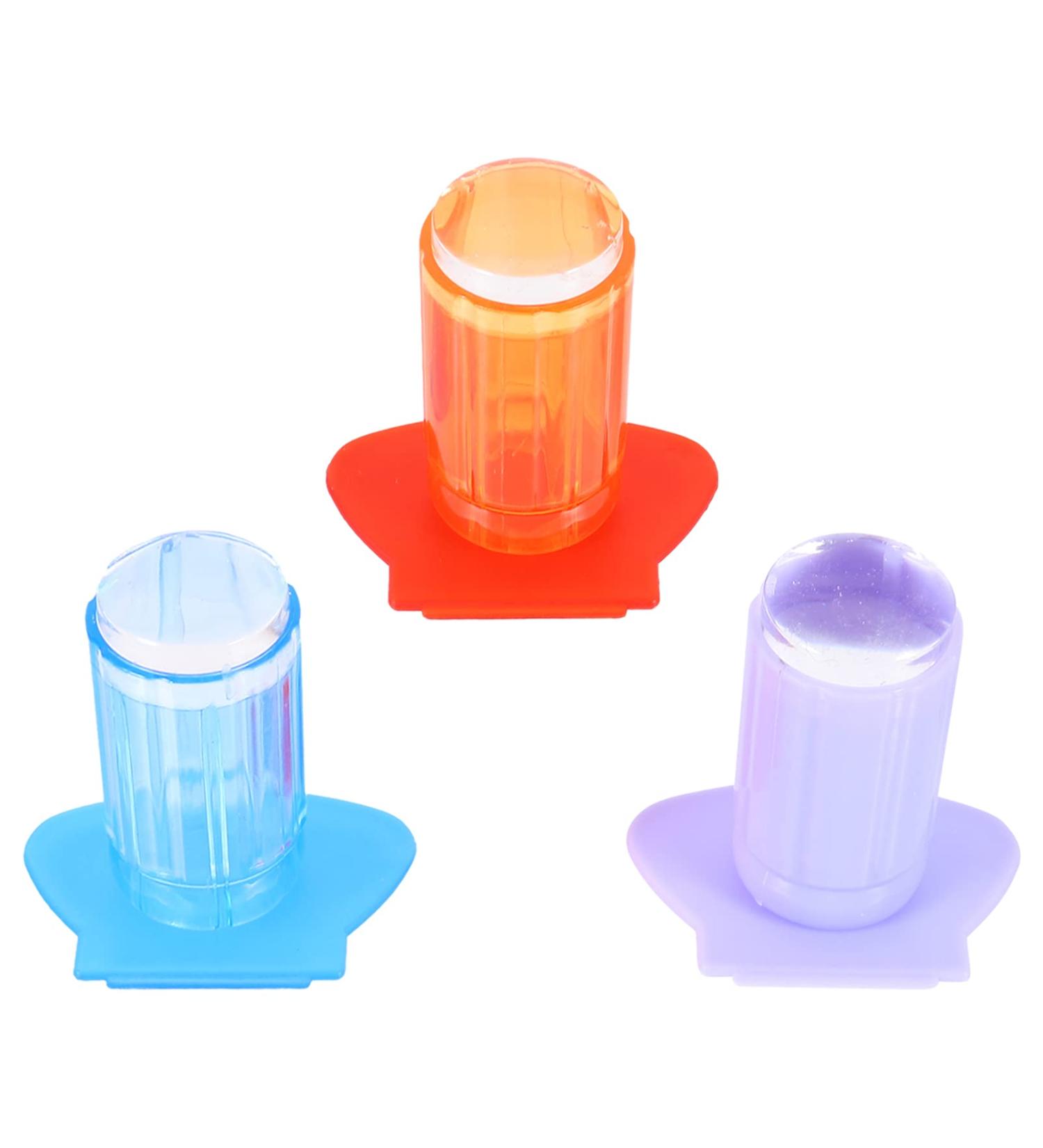 Beaupretty 6-Piece Nail Art Silicone Stamp Set - Clear Nail Plates & Stamper for Perfect Manicure Designs - Buy Online on GoSupps.com