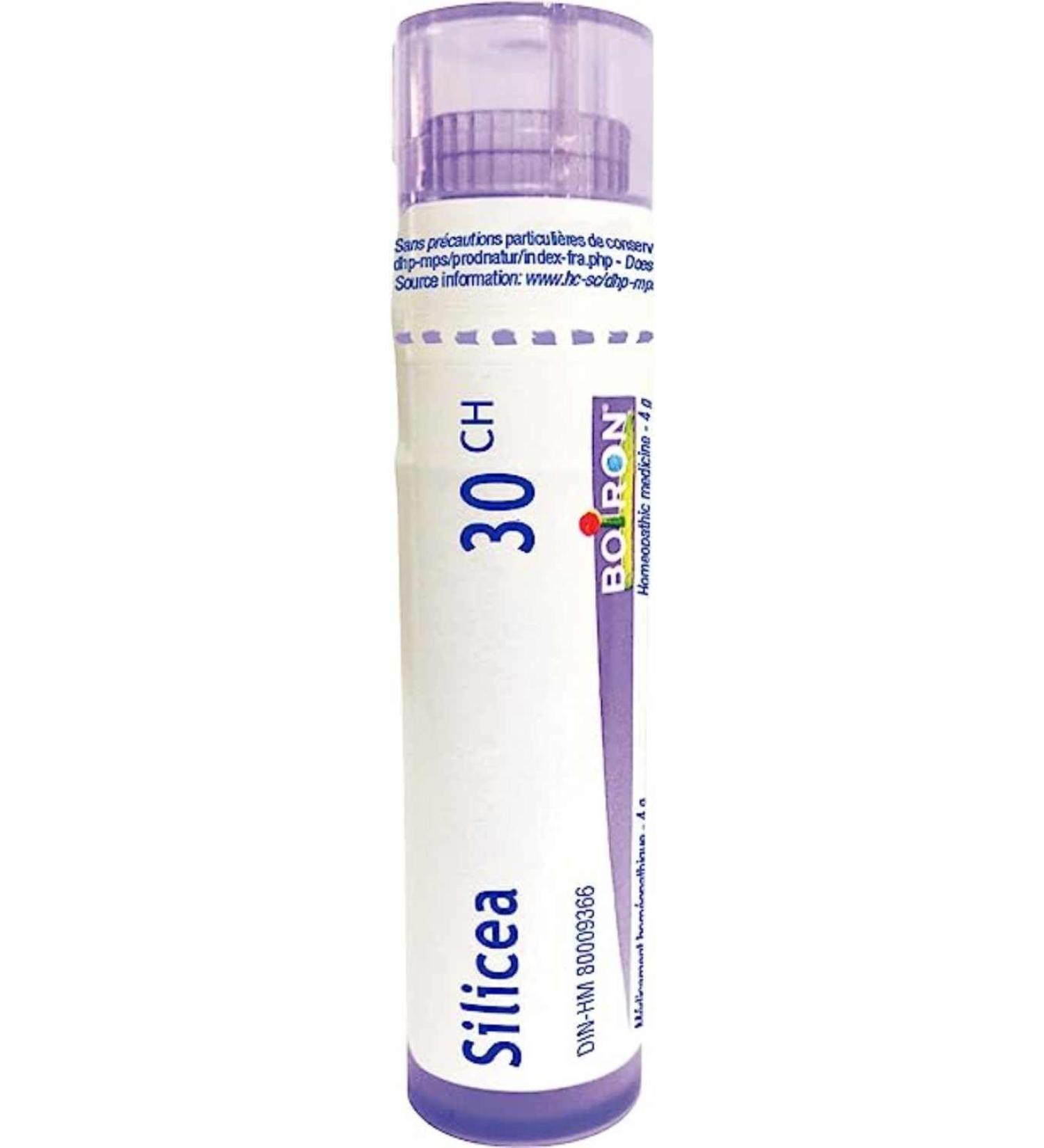 Silicea 30ch Boiron Homeopathic Medicine 80 count (Pack of 1) - Buy Online on GoSupps.com