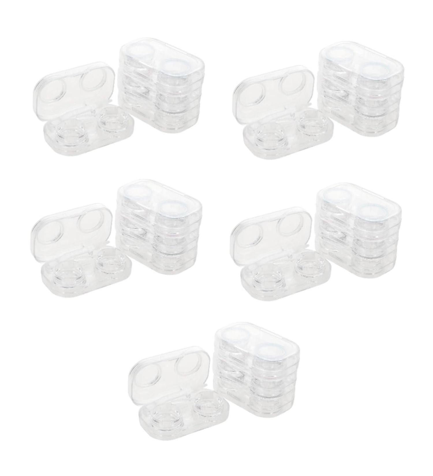 20 Pack Contact Lens Containers - Portable Sweet Cases & Organizers for Cosmetics - Solustre - Buy Online on GoSupps.com
