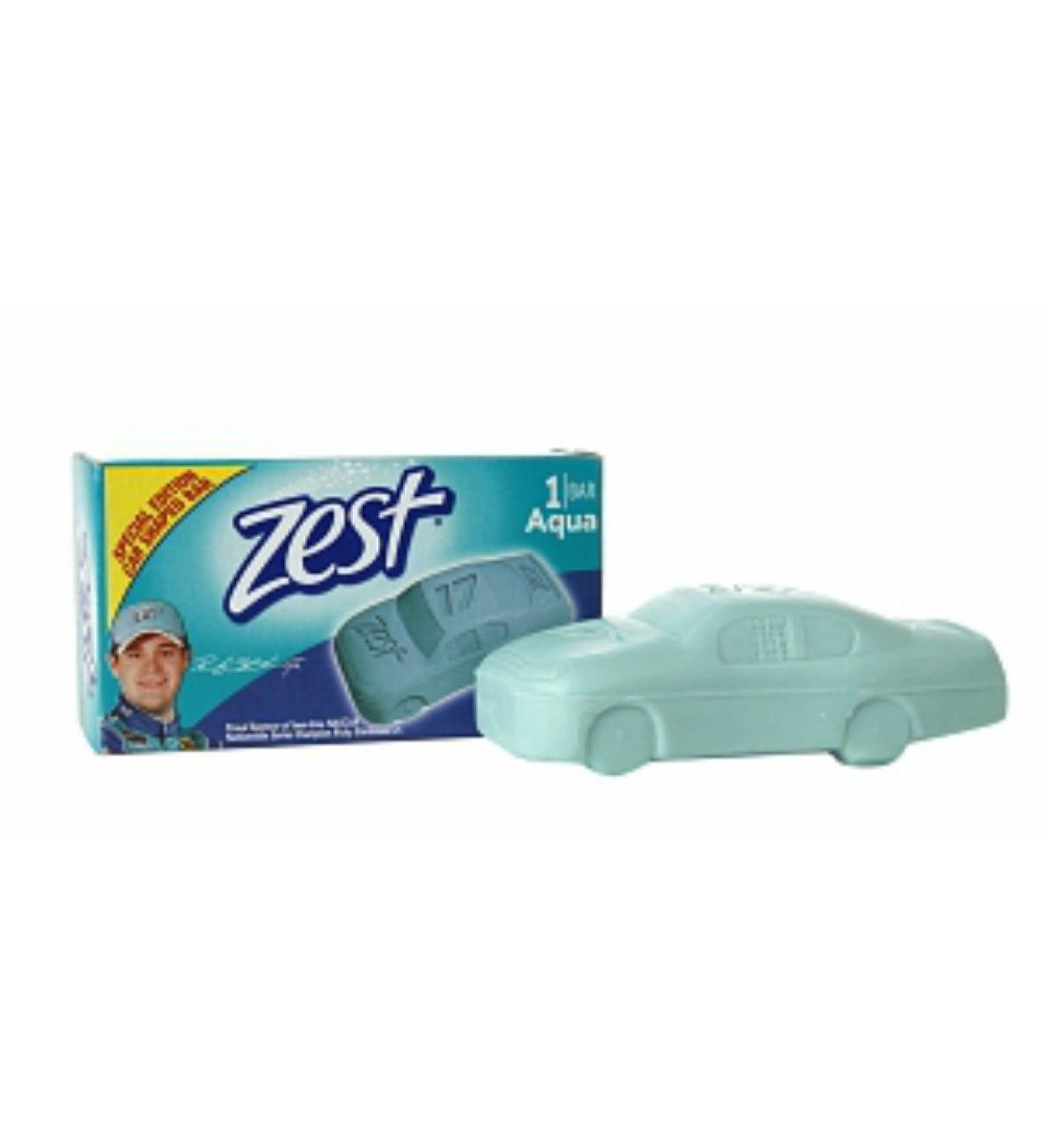 Zest Special Edition Car Shaped Bar 1 Soap Bar Aqua Net Weight 3.2 Oz