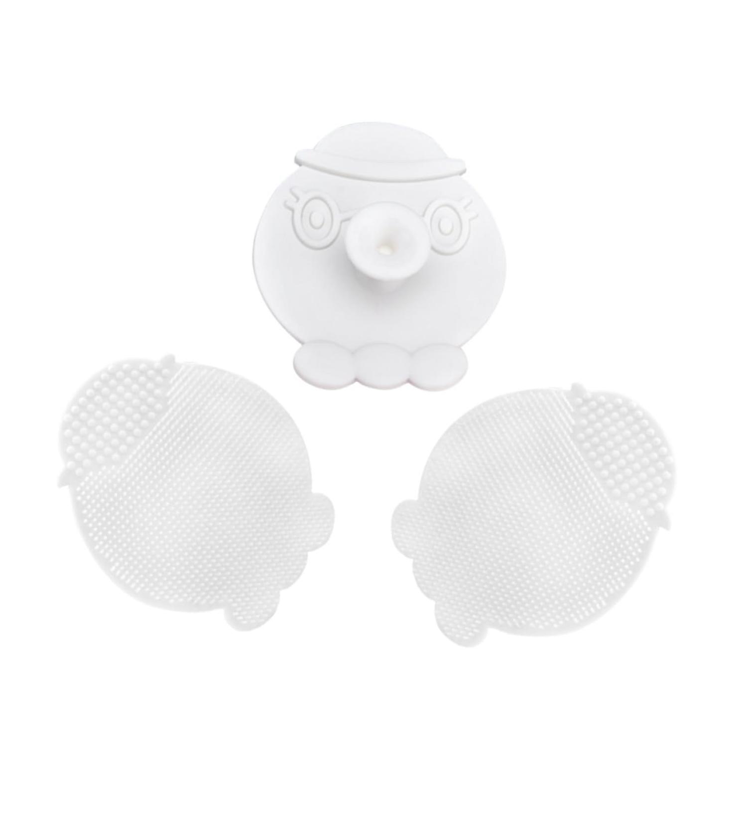 minkissy Brush Face Cleansing Brush Facial Brush Skin Friendly Silicone Brush Silicone White 7x6.2cm - Buy Online on GoSupps.com