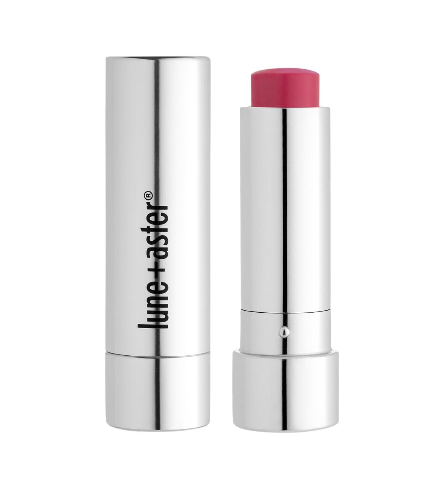 Lune+Aster Tinted Lip Balm - Girls Helping Girls - Vegan antioxidant-rich vitamins C and E tinted lip balm provides a sheer customizable flush of color for soft smooth lips - Buy Online on GoSupps.com