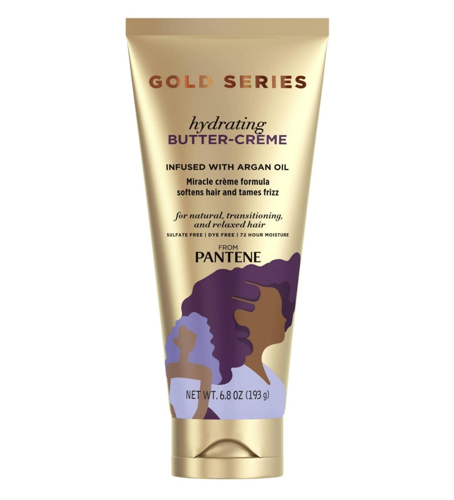 Pantene Gold Series Butter-Creme Hydrating 6.8oz (201ml) Tube, Pack of 2 - Moisturizing Hair Treatment - Buy Online on GoSupps.com