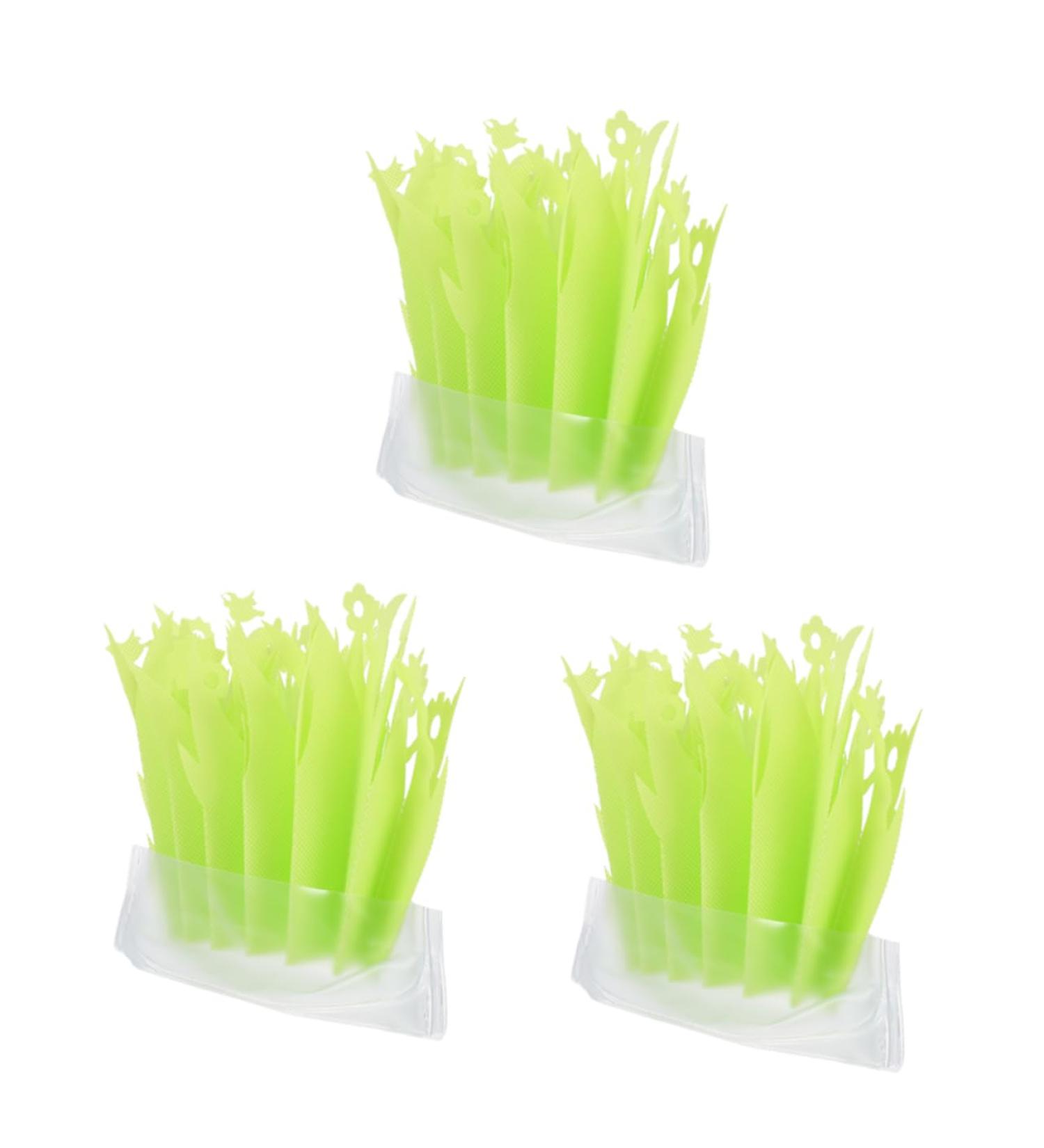 Toddmomy 3pcs Reptile Humidifier Terrarium Tank Plants Shaped Humidifier Artificial Plant Pvc Light Green - Buy Online on GoSupps.com