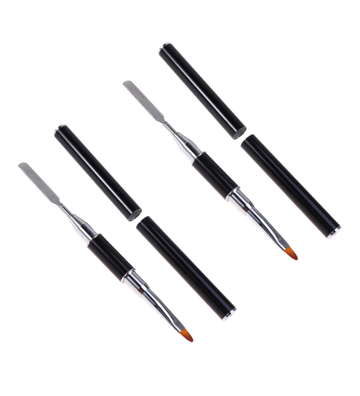 Ipetboom Extended Glue Cream Pen Nail Brush Tool Nail Tools Nail Extension Glue Multi-purpose Tool Poly Nail Extension Brush Nail Gel Poly Extension Gel Brush Acrylic Nylon Double Head - Buy Online on GoSupps.com