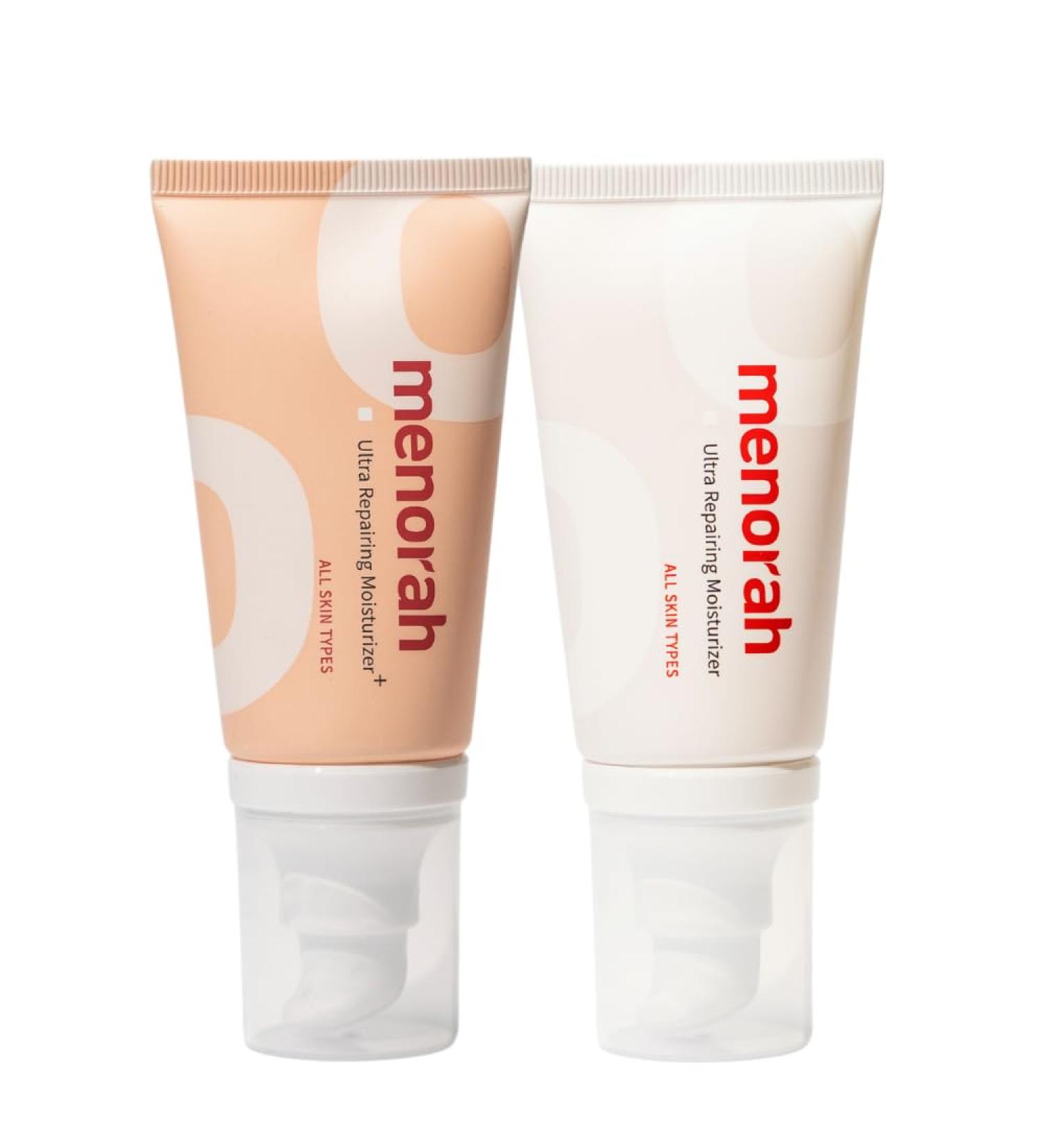 Menorah Skincare Ultra Repairing Moisturizer Set | Rich & Lightweight Hydration for Face Hands Heels & Elbows | Fast Absorbing with Meadowfoam Seed Oil Vitamin E & B3 - Buy Online on GoSupps.com