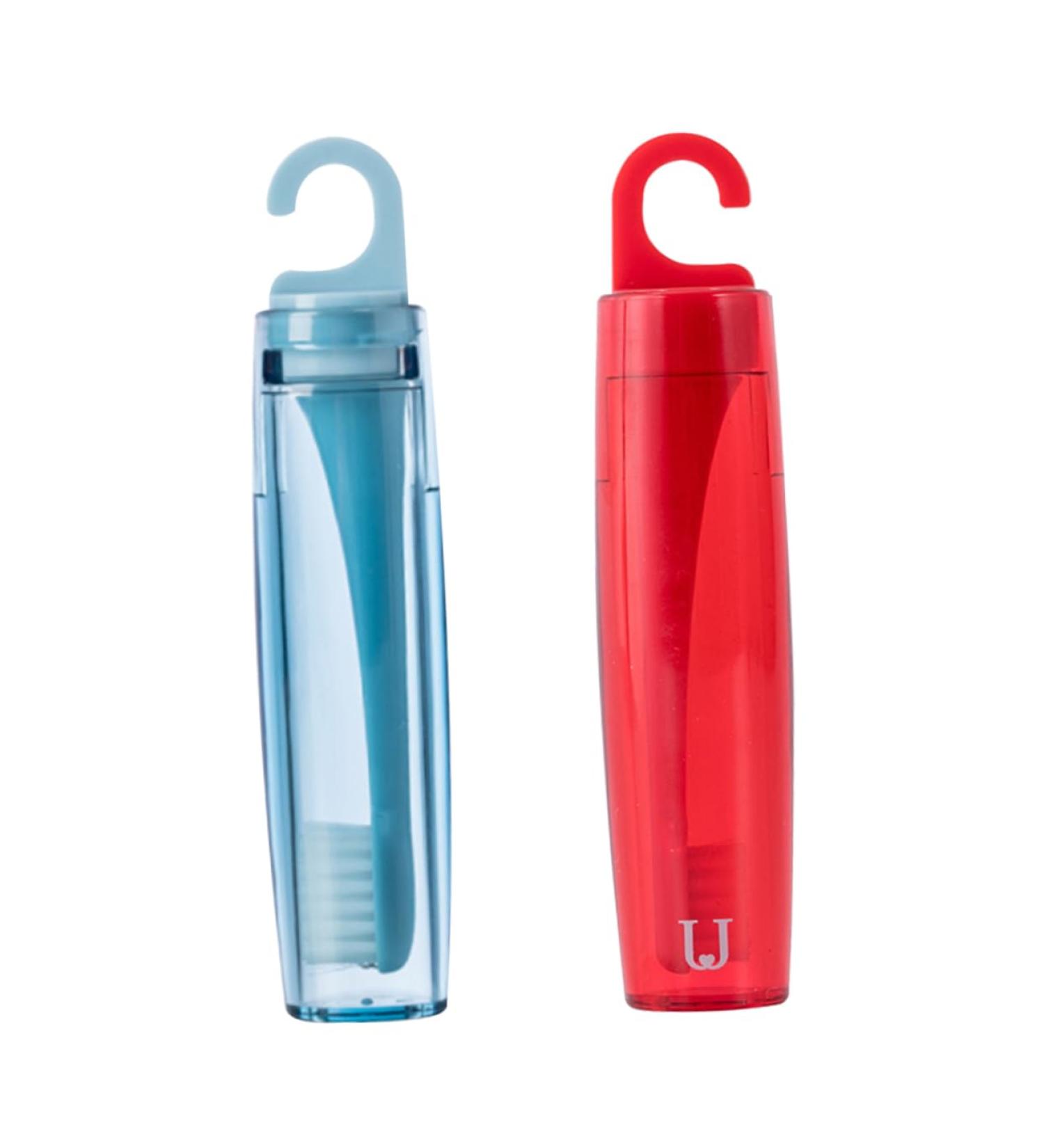 Shop Minkissy 2-Pc Hang-On Hooks - Space-Saving Travel Toothbrush Holders for Men & Women | Perfect for Camping & Travel - Buy Online on GoSupps.com
