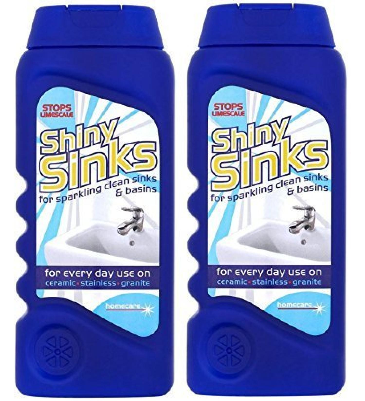 3 x Homecare Shiny Sinks Cream Cleaner For Ceramic Stainless Steel Granite 290ml - Buy Online on GoSupps.com
