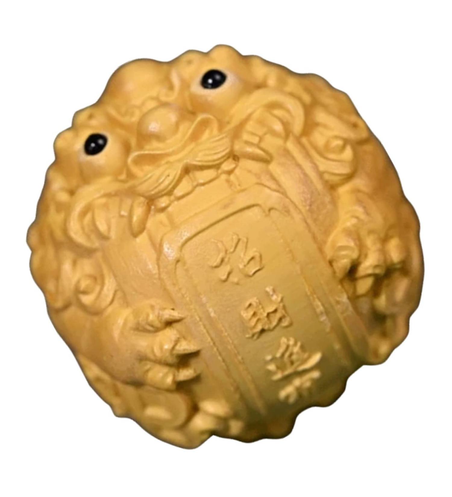 Chinese Decor Wooden Massage Ball Tool - Hand Massage Device & Fitness Globe for Relaxation - Buy Online on GoSupps.com