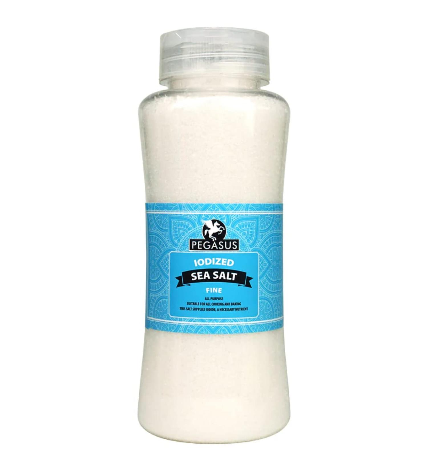 2 x Pegasus Iodized Sea Salt Fine 6 x 800g