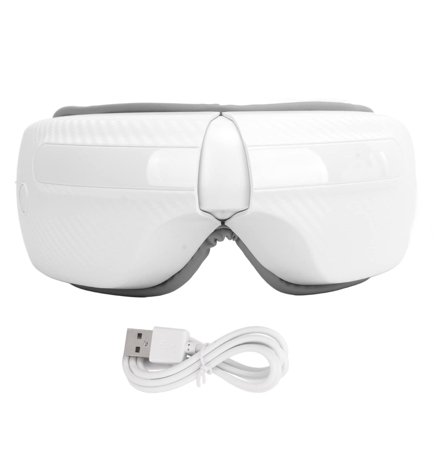 Eye Massager with Heat & Vibration - Bluetooth Relaxation for Swollen Eyes & Dark Circles | 3 Modes for Ultimate Comfort - Buy Online on GoSupps.com
