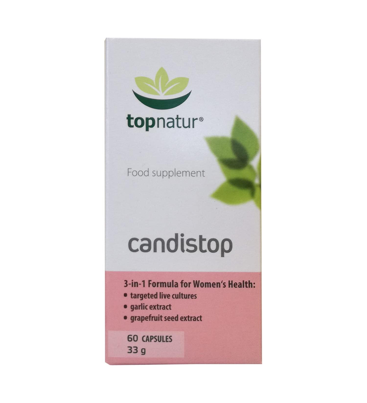 Buy Candistop Candida Cleaning Complex - Natural Formula for Candidiasis Yeast Infections & Intestinal Fungal Support | International Shipping Available - Buy Online on GoSupps.com