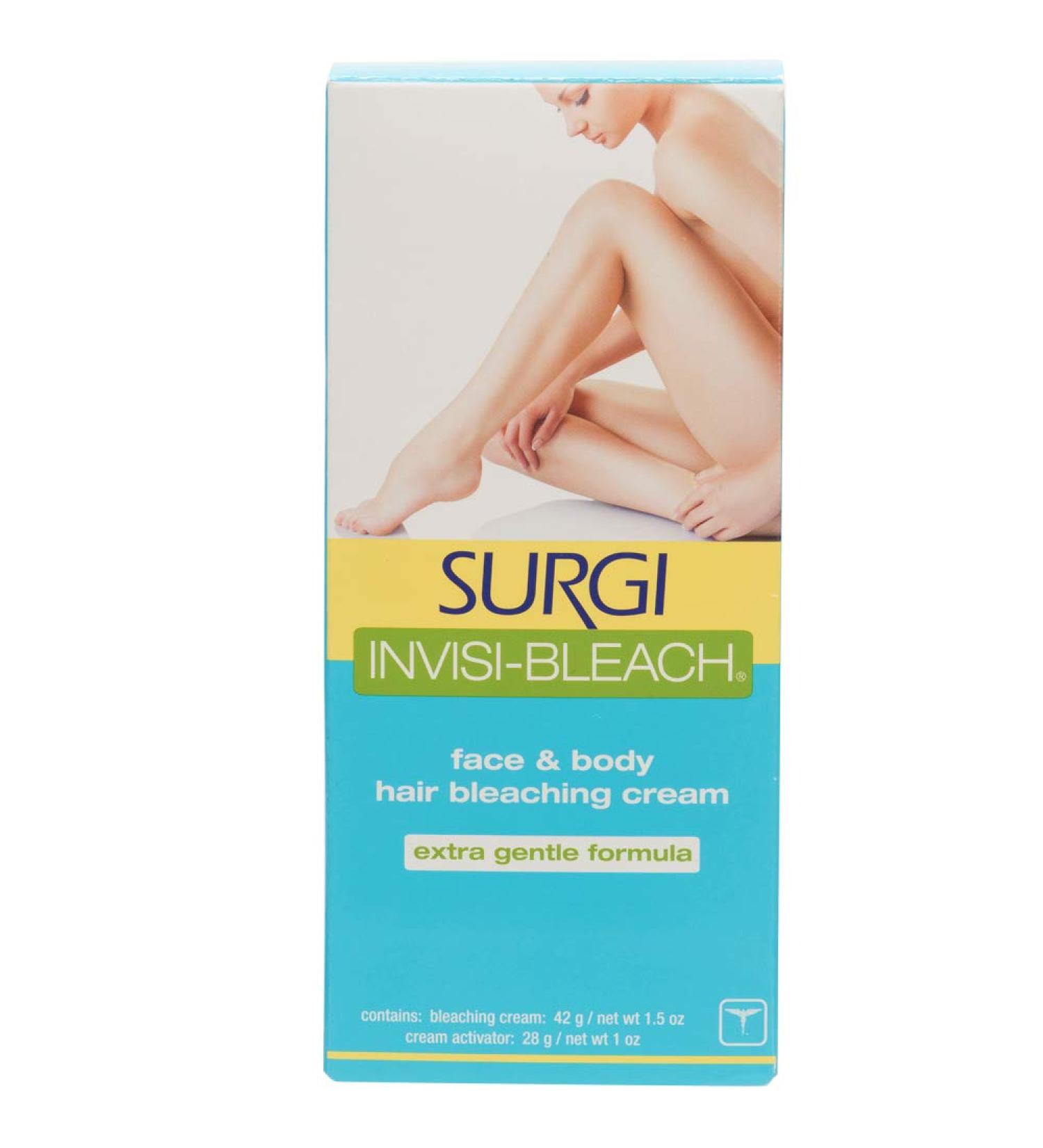 Surgi Invisi-Bleach 1.5 oz - Face & Body Hair Bleaching Cream - Buy Online on GoSupps.com