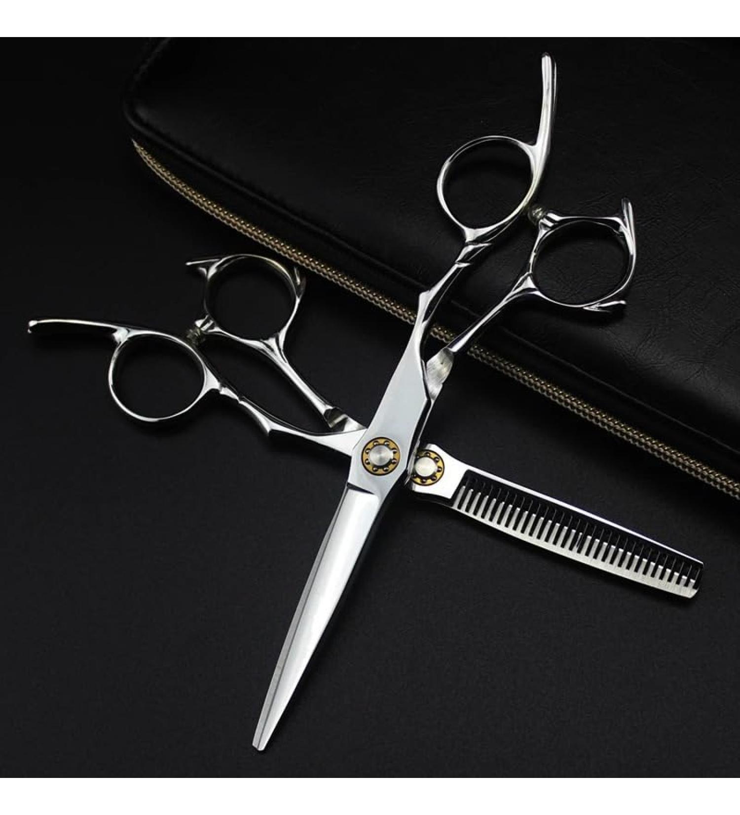 Hair Cutting Scissors 6 Inch Professional Japan 440c Bearing Hair Scissors Beauty Haircut Thinning Barber Hair Cutting Shears Hairdresser Scissors Set - Buy Online on GoSupps.com