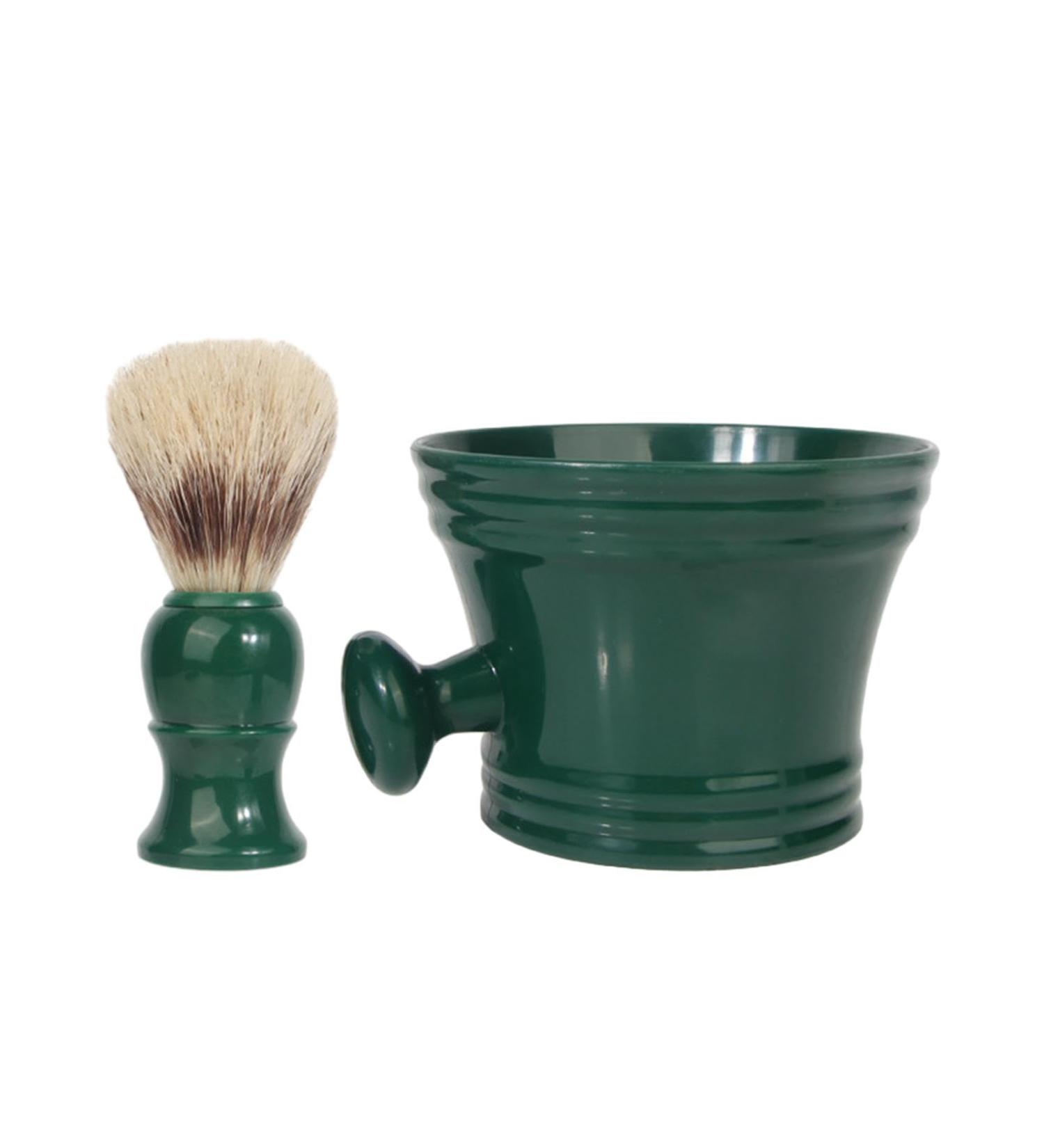 Premium Generic Shaving Soap Bowl & Brush Set | Perfect Shaving Mug Gift for Dad - International Shipping Available - Buy Online on GoSupps.com