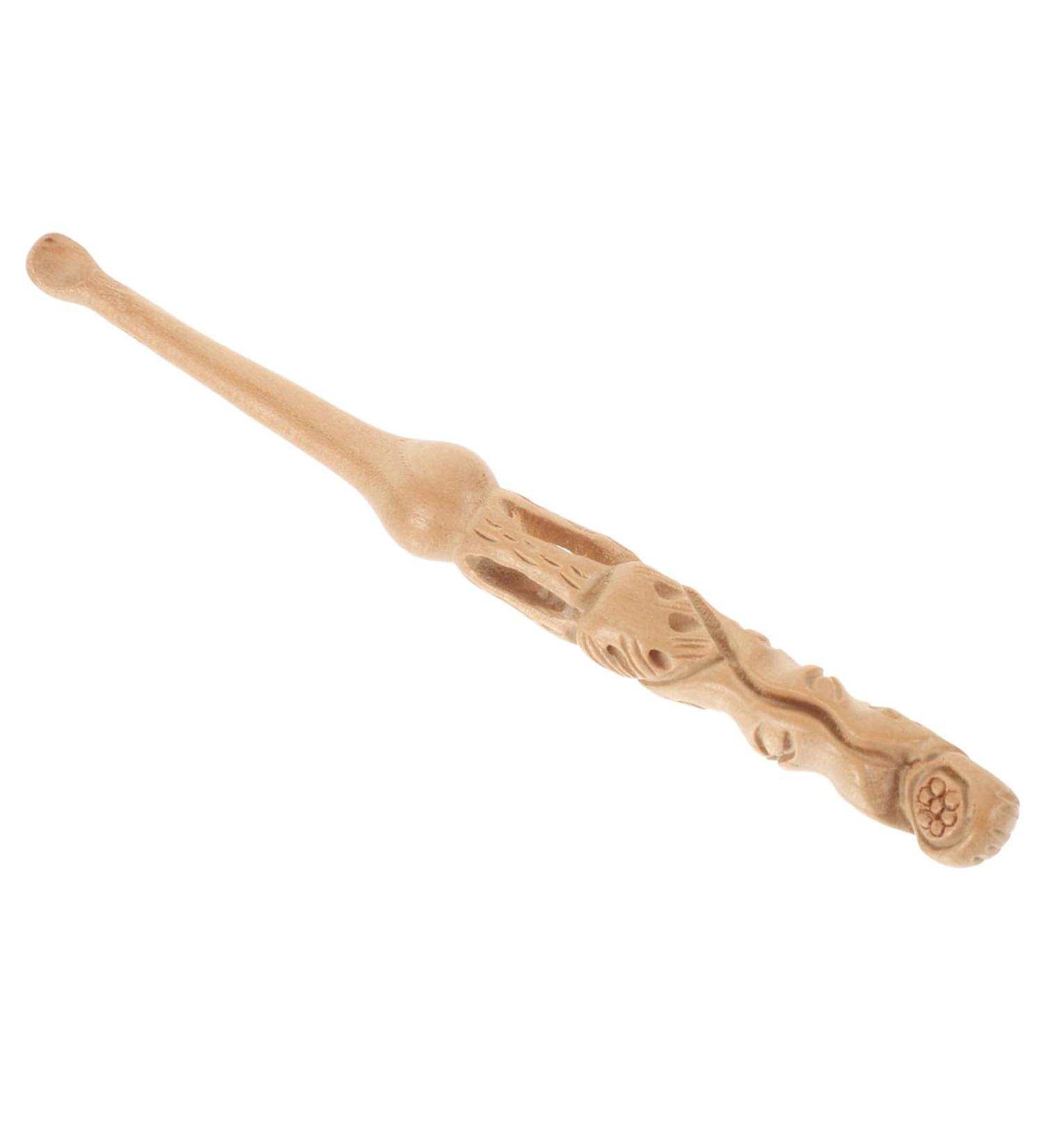 Premium Wood Ear Wax Removal Tool - Earwax Digger & Scoop for Safe Effective Cleaning - Child & Household Use - Buy Online on GoSupps.com