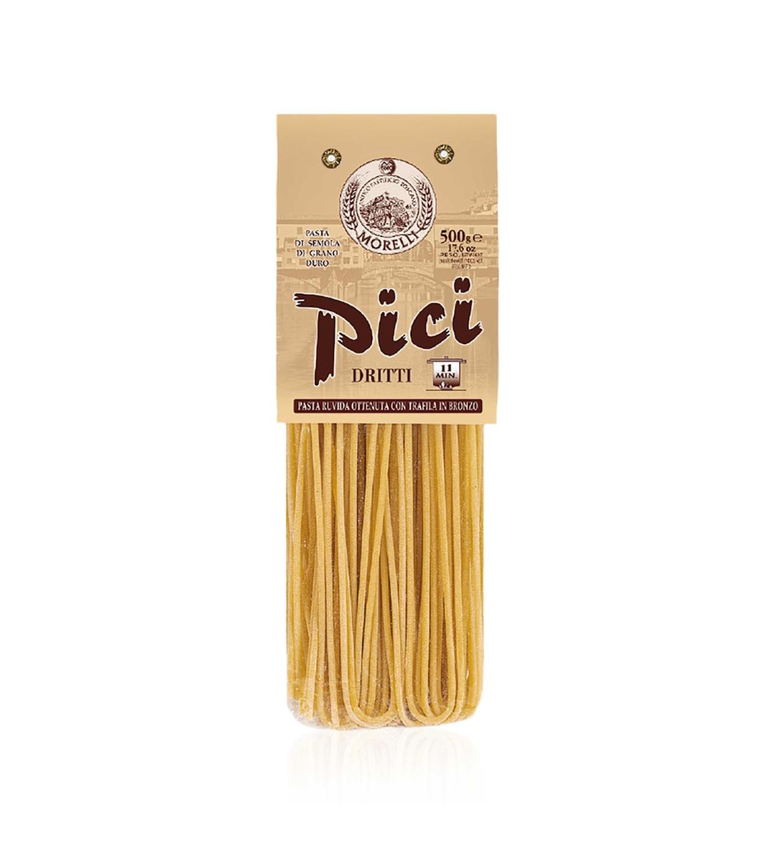 Buy MORELLI Pici Dritti - 12x500g Durum Wheat Semolina Pasta | 6kg Pack - International Shipping Available - Buy Online on GoSupps.com