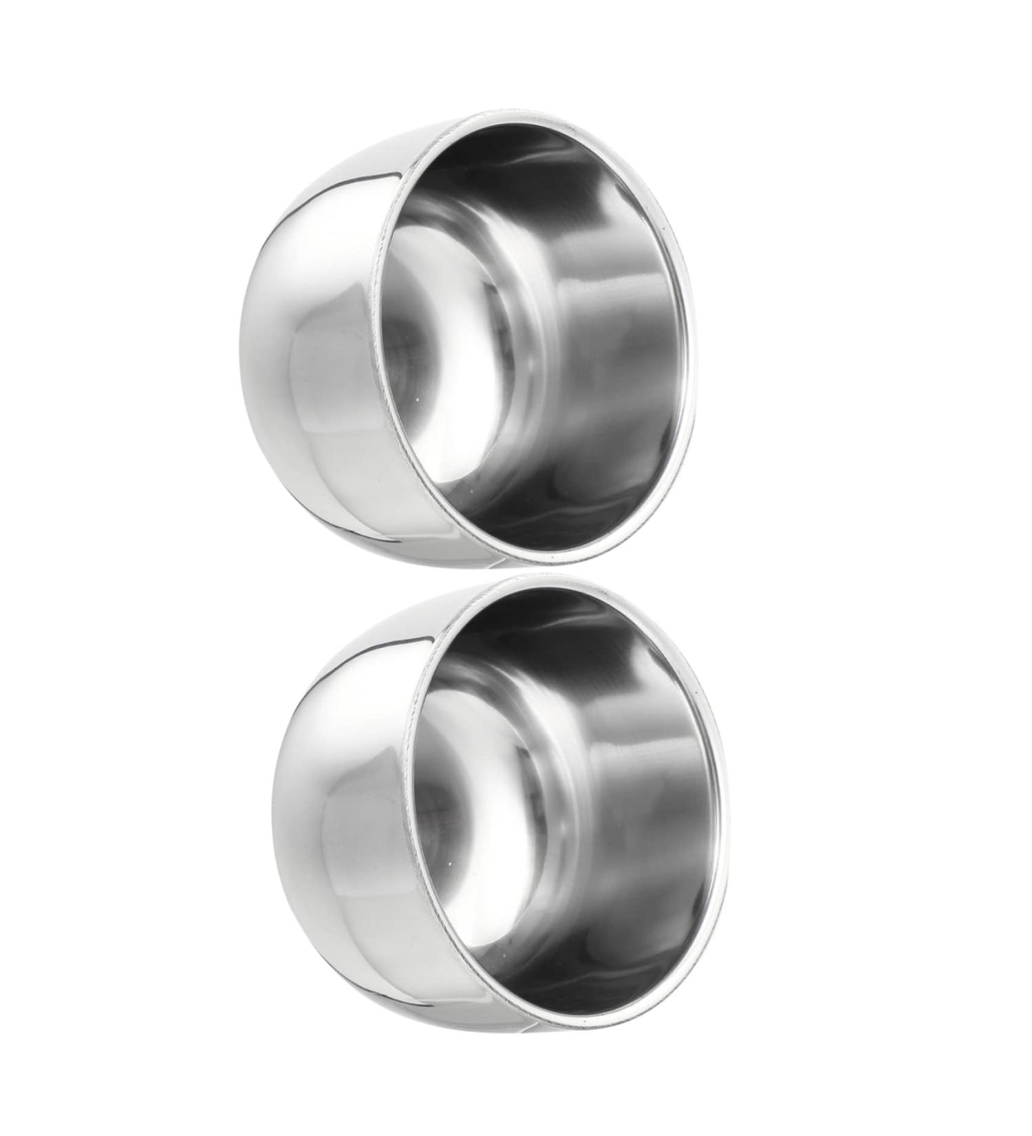 Wooneky Stainless Steel Shaving Bowl Set - Durable Men s Soap Foam Containers for Hairdressing & Grooming - Buy Online on GoSupps.com