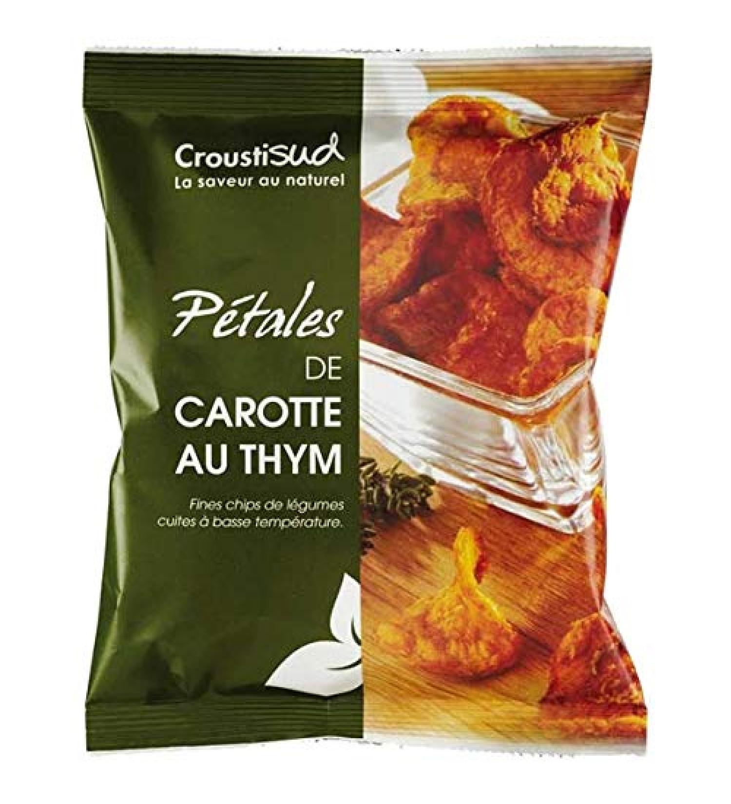 Croustisud - Carrot Petal Chips with Thyme 70G - Unit - Buy Online on GoSupps.com