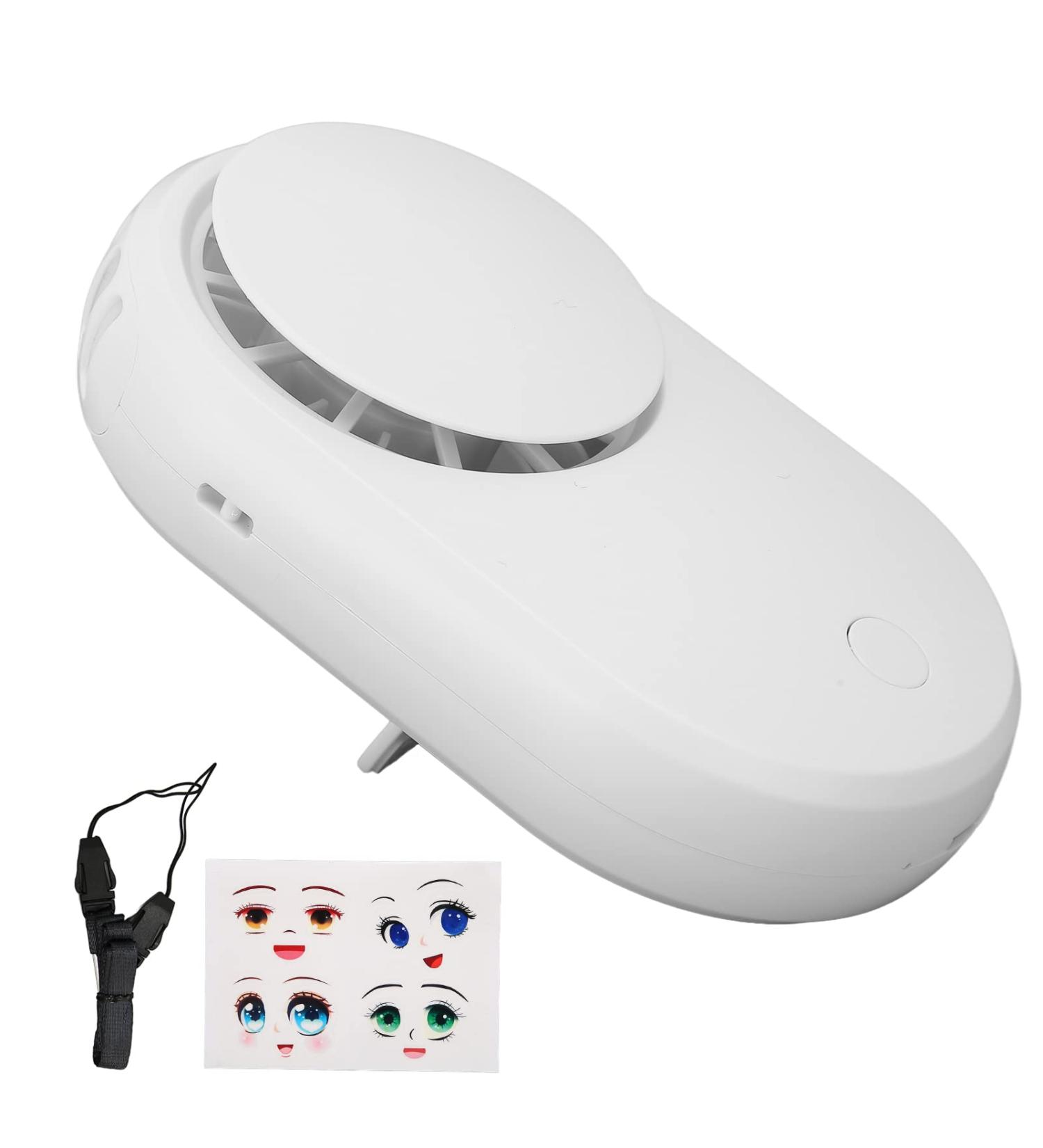 Eyelash Fan Dryer 3 Level Control No Blade Design Quiet Mini USB Eyelash Fan for Beauty Salon (White) - Buy Online on GoSupps.com