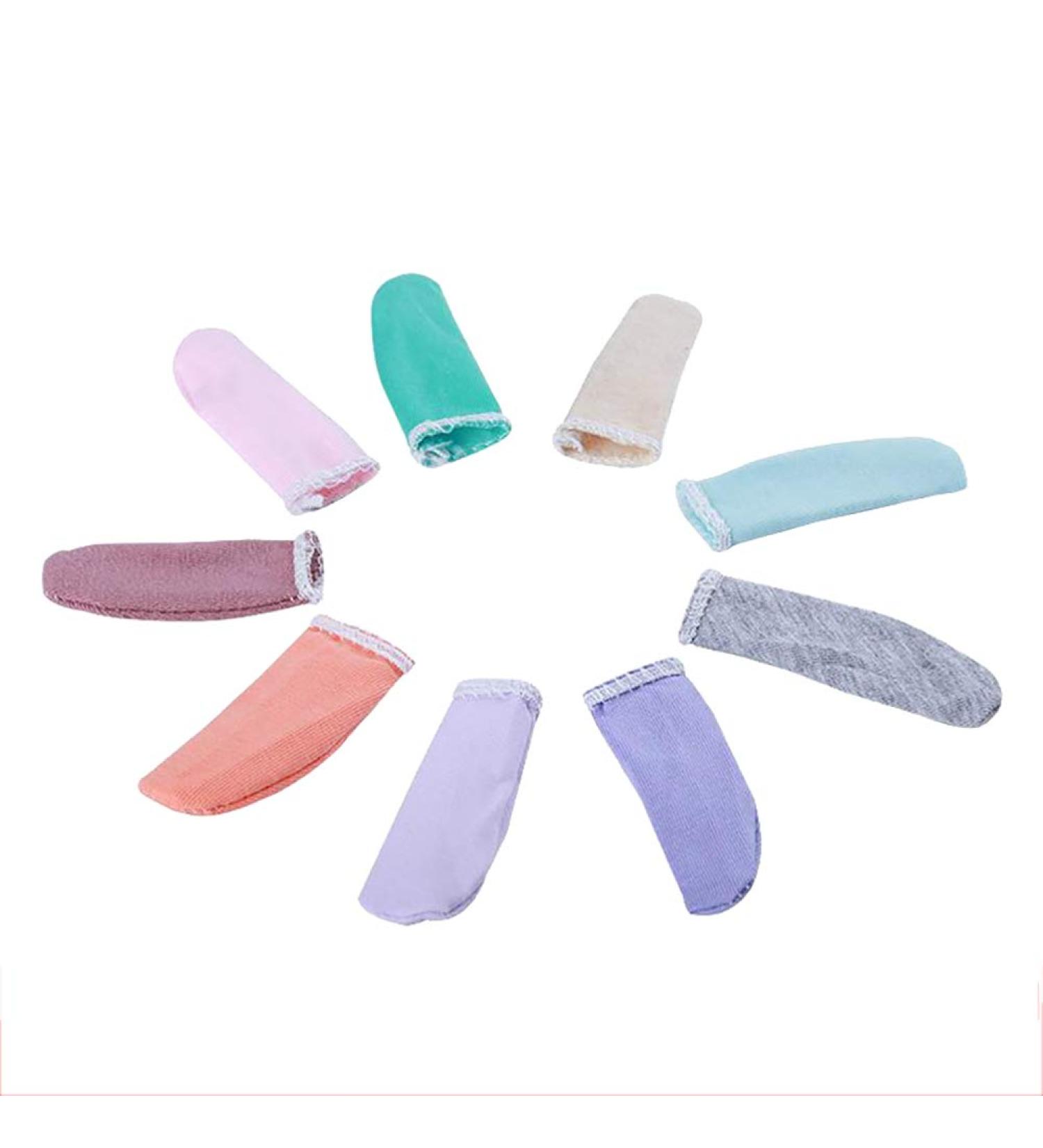 GSHLLO 50 PCS Cotton Finger Cots Gloves for Men Women - Protective Finger Guards - Buy Online on GoSupps.com