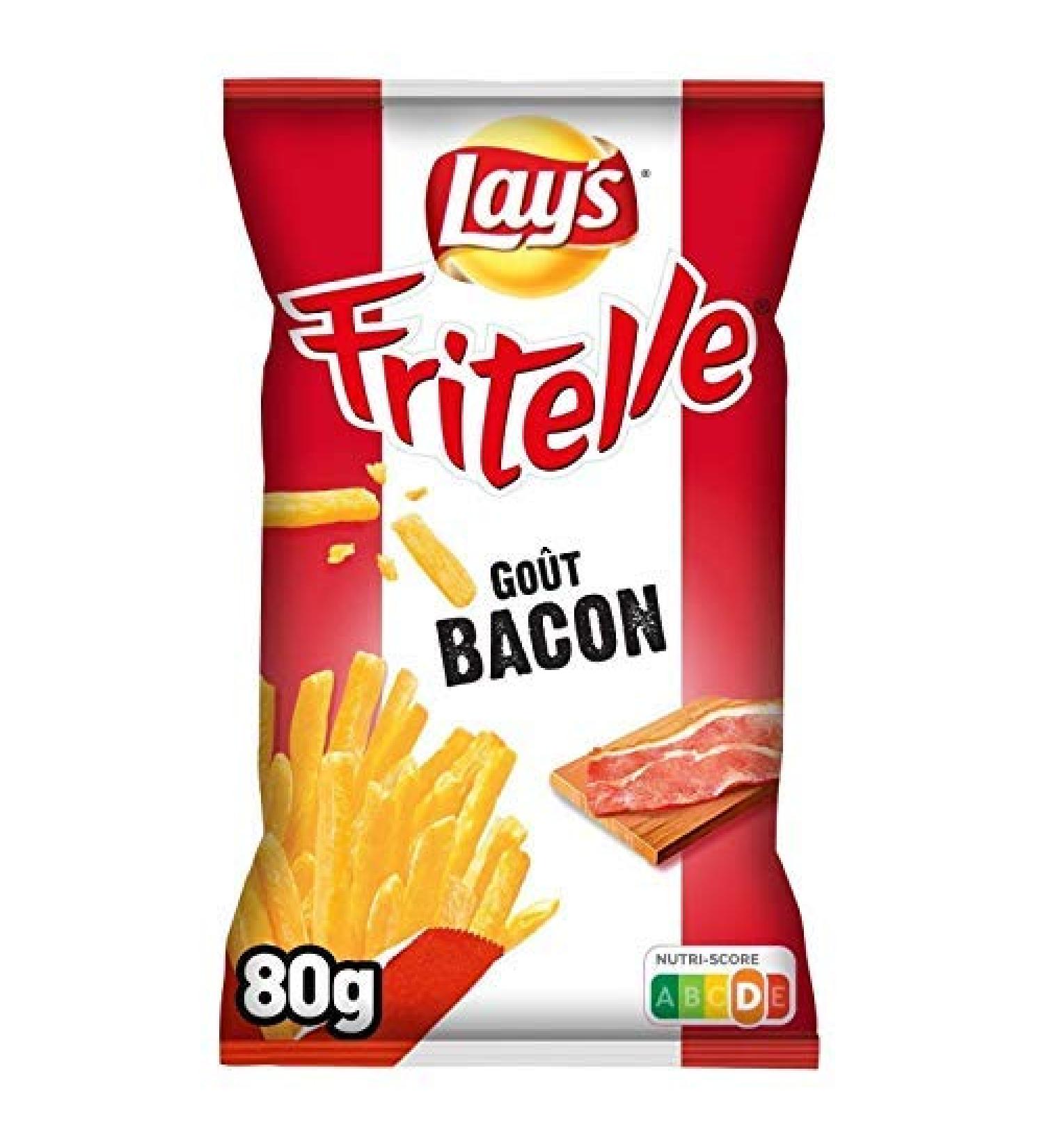 LAY'S - Bacon Flavor Fritelle 80G - Pack of 2