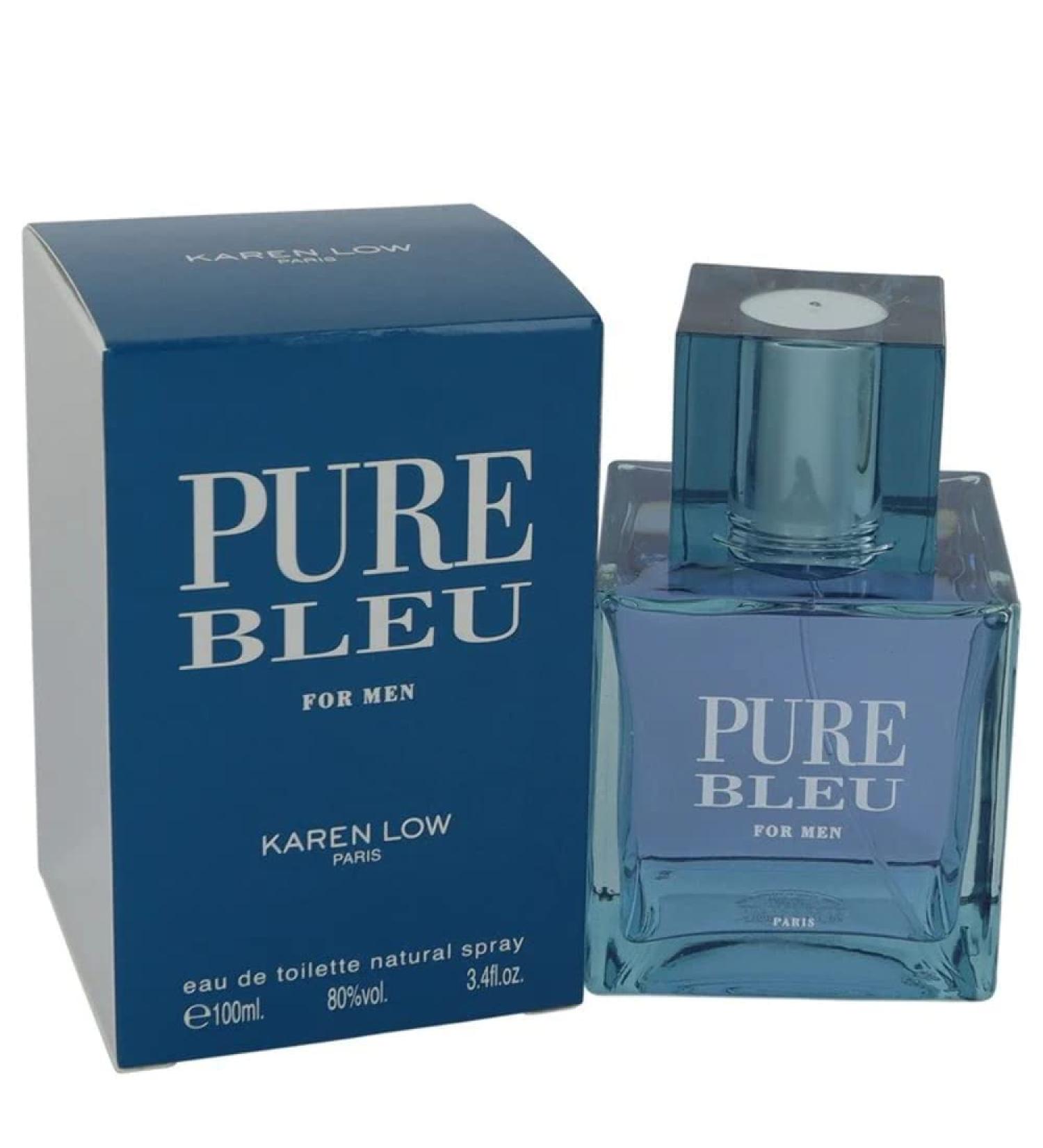 Karen Low Pure Blue Eau de Toilette Spray for Men 3.4 Ounce - Buy Online on GoSupps.com
