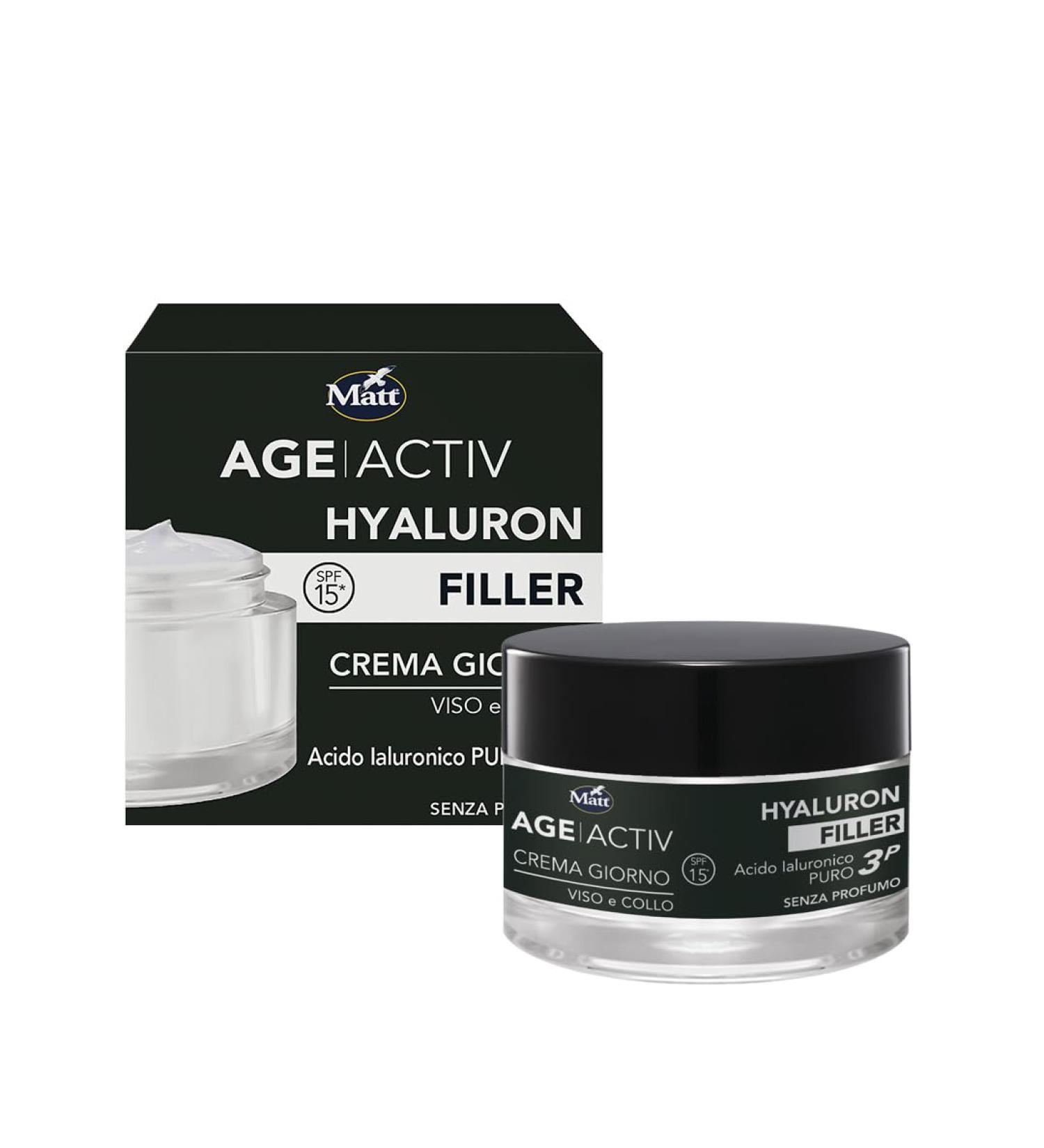  Matt Matt - Age Activ Regenerating Anti-Aging Day Face Cream - Pure Hyaluronic Acid 3P - Redensifying and Smoothing Deep Hydration - 50 ml - Buy Online on GoSupps.com
