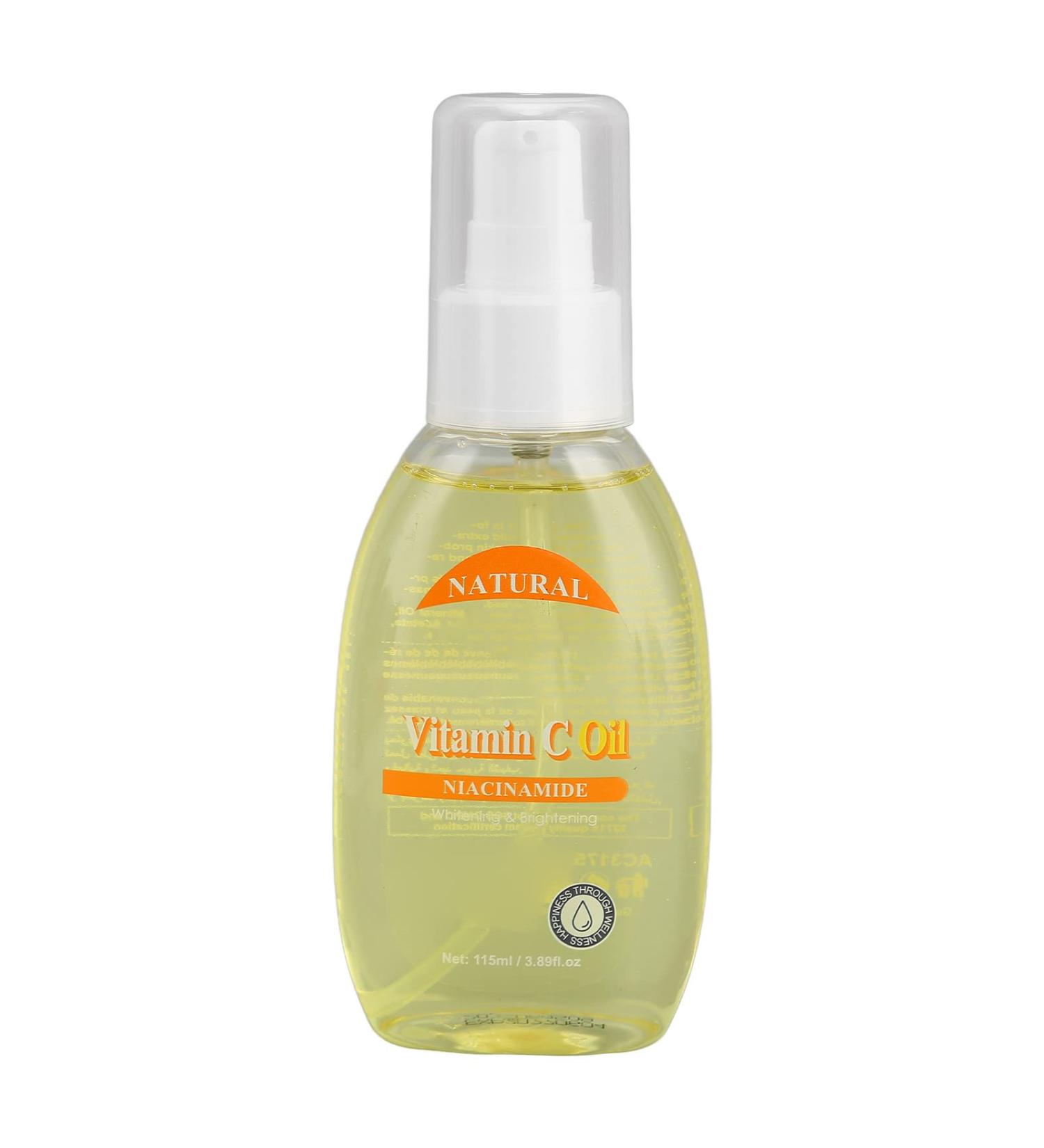 ZJchao VC Niacinamide Body Oil - Moisturizing & Hair Lightening Essential Massage Oil 115ml | Best for Skin Glow & Hydration - Buy Online on GoSupps.com