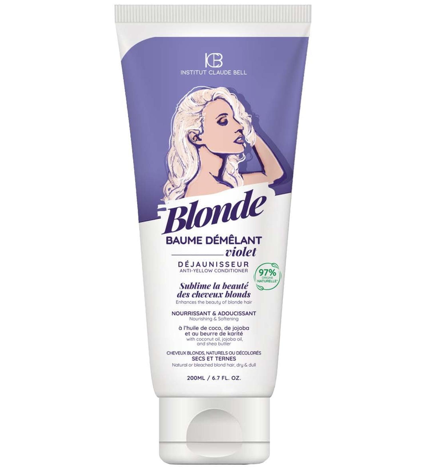 Blonde Baume D m lant Violet D jaunisseur Nourrissant et Adoucissant