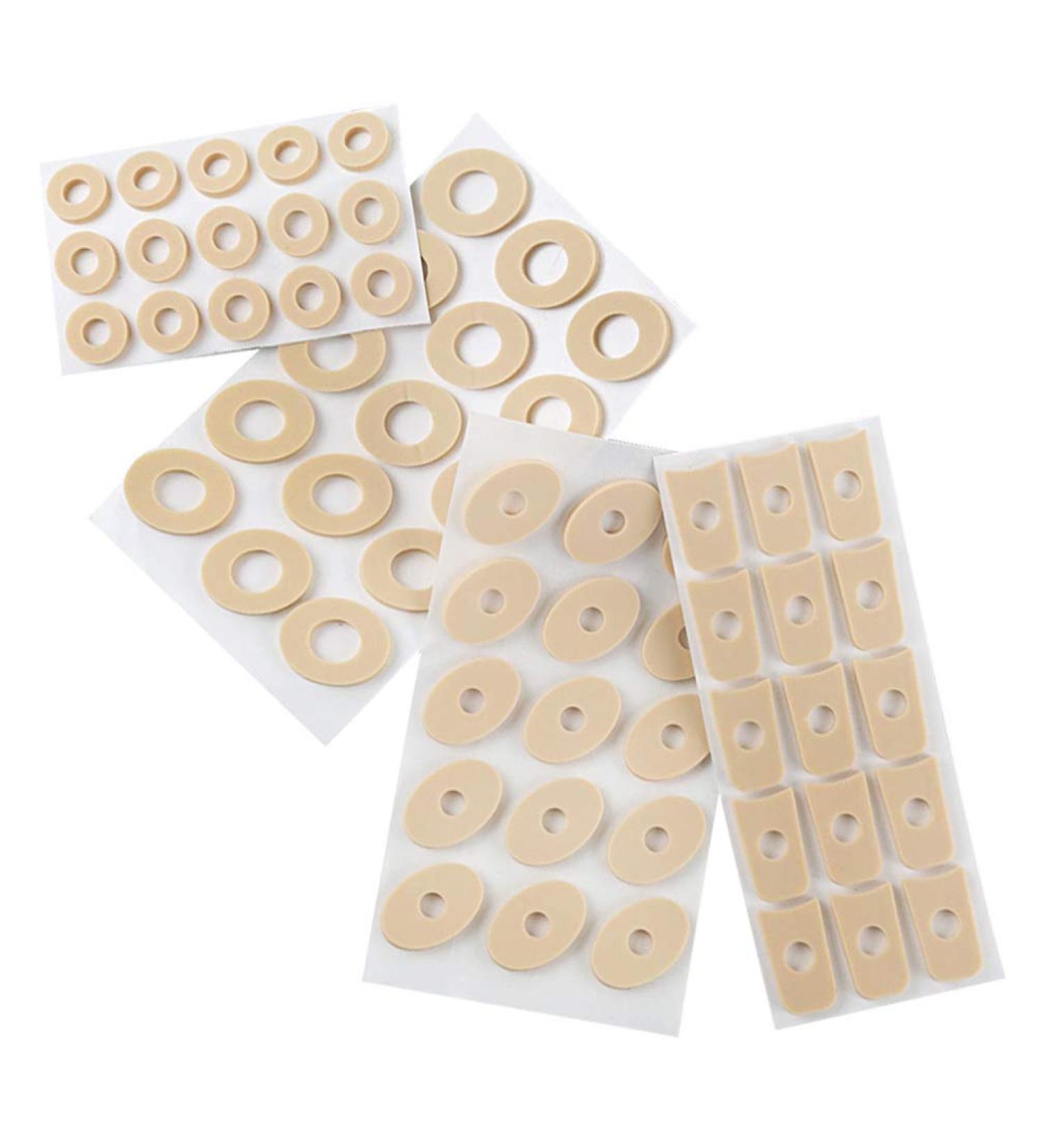 HEALLILY Callus Pads Blister Patch Bandages - 60pcs Self Adhesive Toe Protectors for Heel Blister Prevention - Buy Online on GoSupps.com