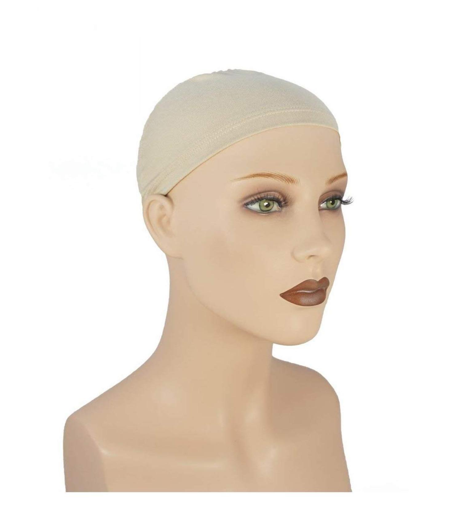 Luttmann Bamboo Wig Cap - Beige Head Protection for Real & Synthetic Wigs Scarves & Helmets - Buy Online on GoSupps.com