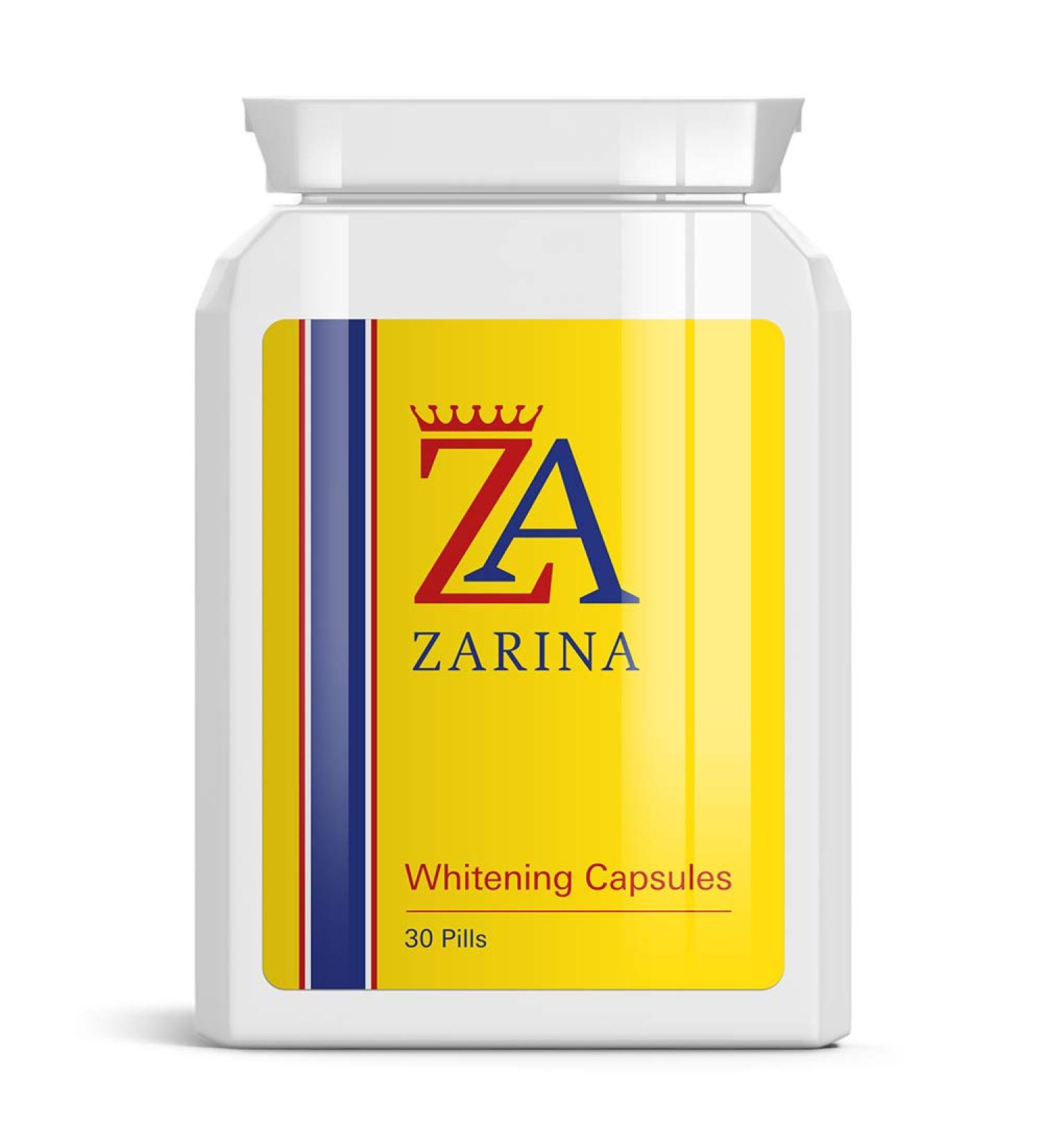 ZARINA BLANCHISSANT CAPSULES R SULTATS INSTANTAN S LIGHTER WHITER FAIRER PEAU SANT  - Buy Online on GoSupps.com
