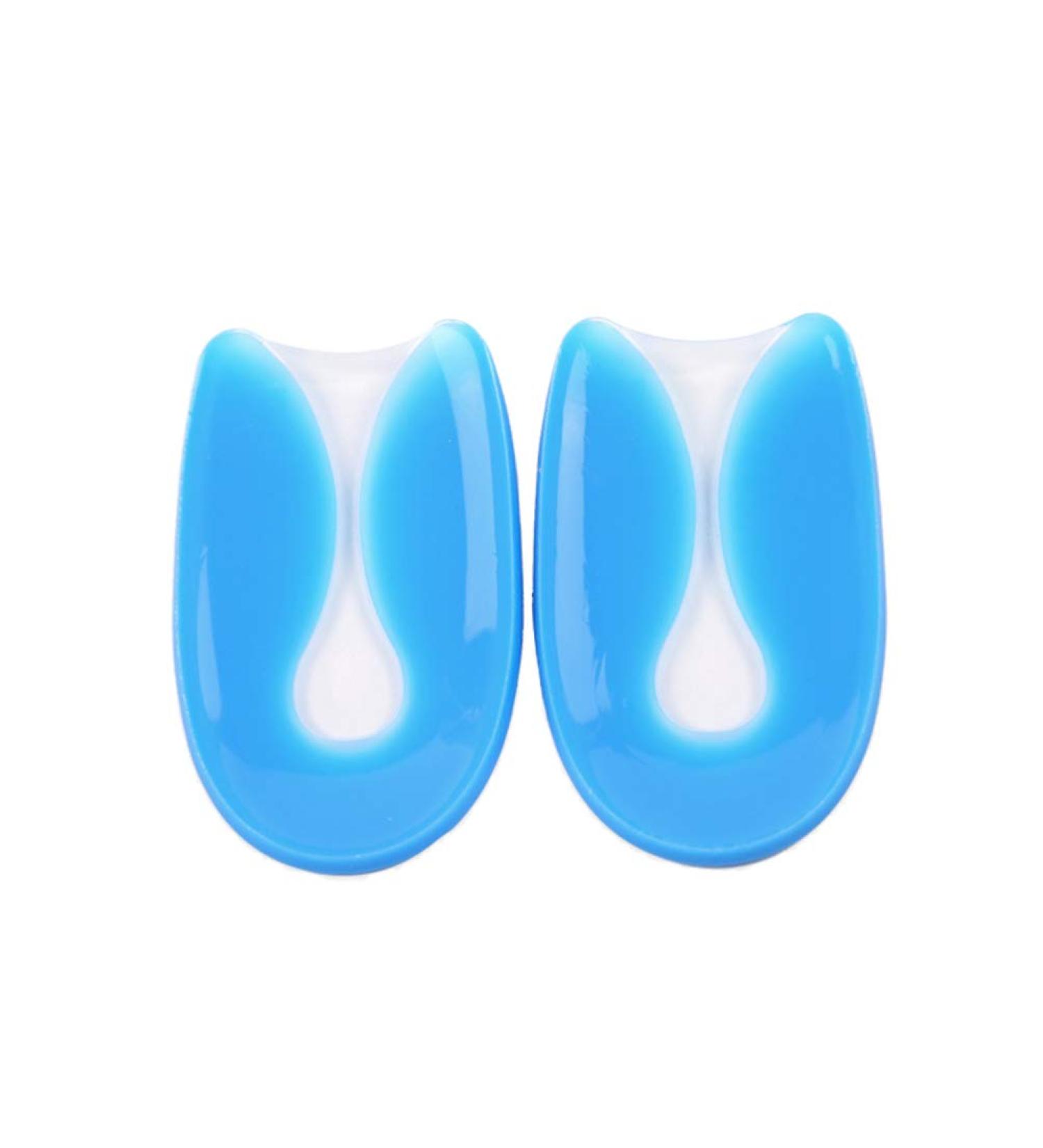 Heallily Silicone Gel Heel Cups - U-Shaped Soft Cushion Shoes Pads for Heel Pain - Shock Absorbing Support - Size S (1 Pair) - Buy Online on GoSupps.com