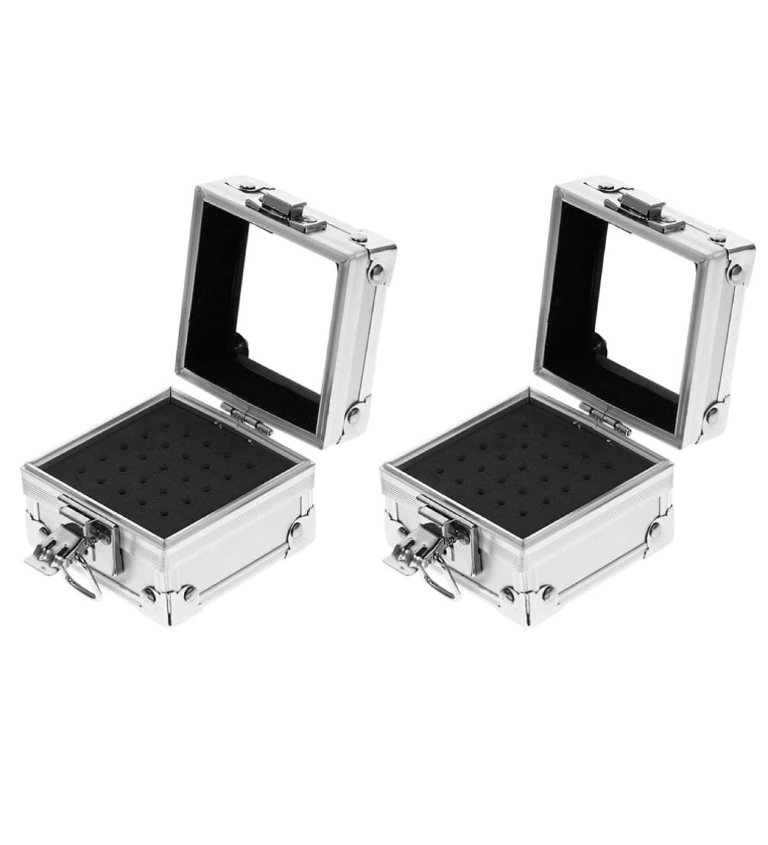 Lurrose 2PC Nail Drilling Stock Holder & Organizer | Nail Bit Display Container for Salons | Essential Manicure Tool - Buy Online on GoSupps.com
