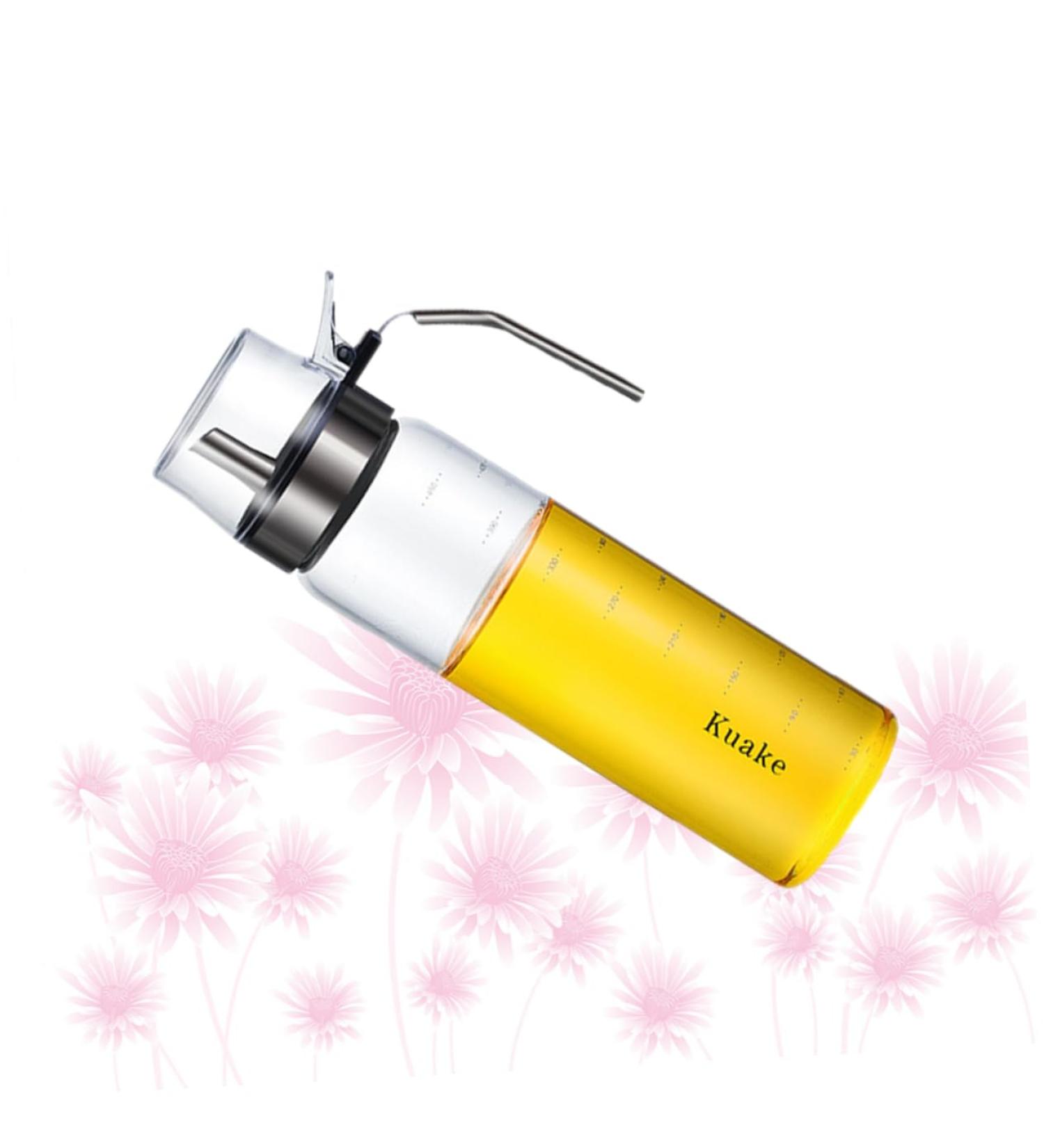 ABOOFAN Olive Oil Pourer Dispenser Vinegar Dispenser Bottle Glass Oil Bottle Oil Measuring Bottle Sauce Container Olive Oil Pour Spout Oil Dispenser Auto Salad Oil Salad Dressing 6.5x23.5cm As Shown - Buy Online on GoSupps.com