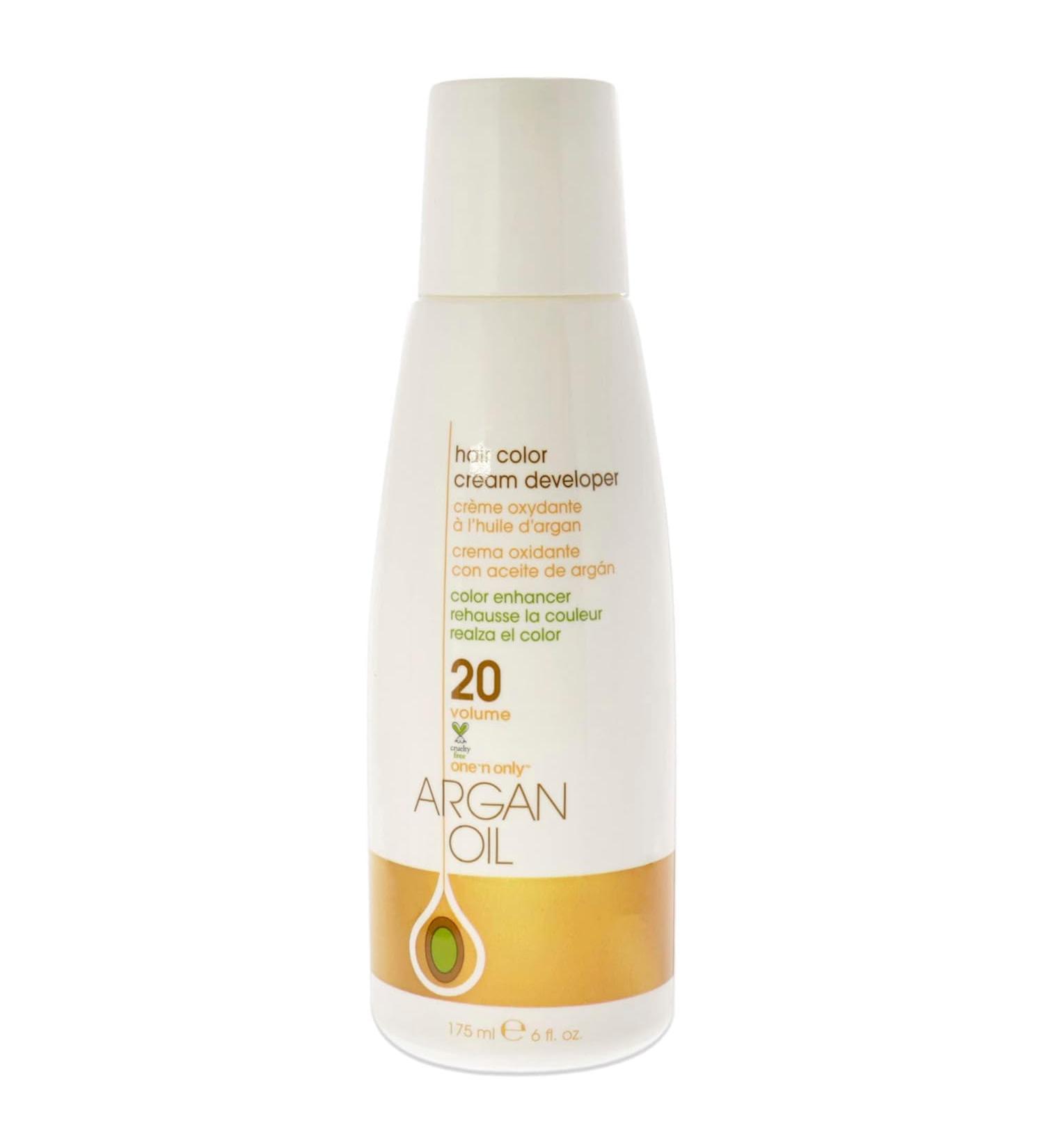 One N Only Hair Color Developer 20 - 6 oz Argan Oil Enriched Hair Developer for Rich Color & Shine - 6% Hydrogen Peroxide - Buy Online on GoSupps.com