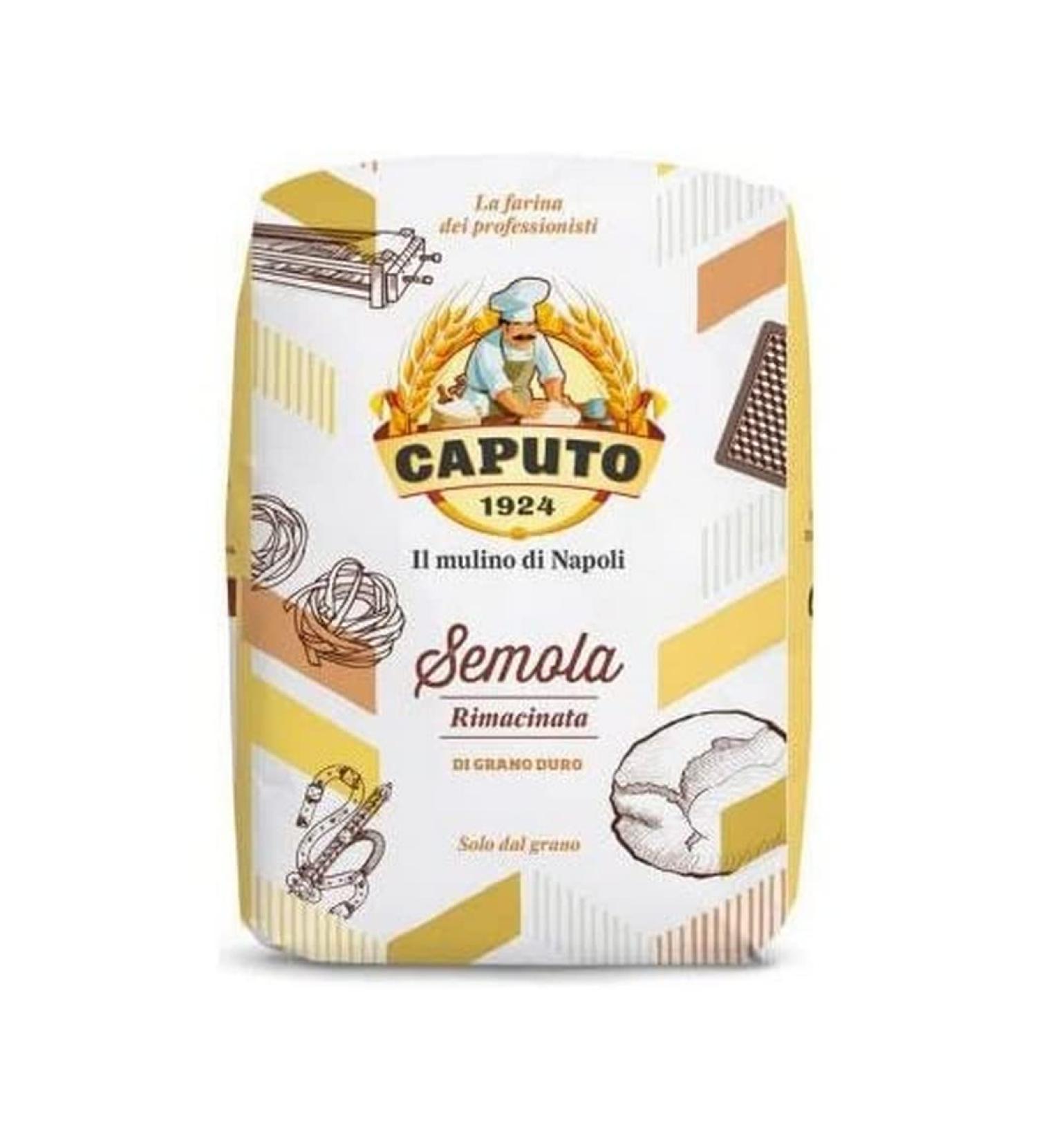 Caputo Durum Wheat Semolina Rimacinata 5kg - Premium Italian Flour for Pasta & Baking | Fast International Shipping - Buy Online on GoSupps.com