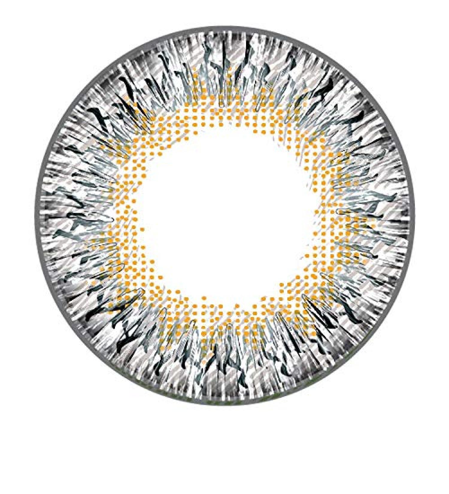 Buy Matlens Geolica Gray Colored Contact Lenses -10% Strength with Free Care Kit - International Shipping Available - Buy Online on GoSupps.com