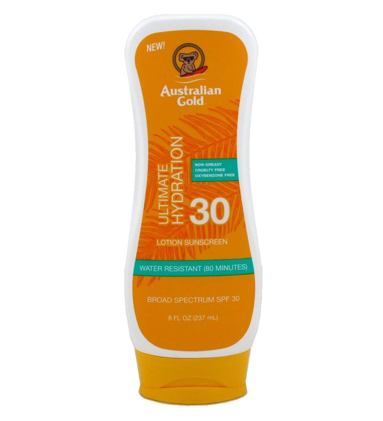 Australian Gold SPF 30 Lotion Ultimate Hydration 8 Ounce (235ml) - Pack of 3 - Buy Online on GoSupps.com