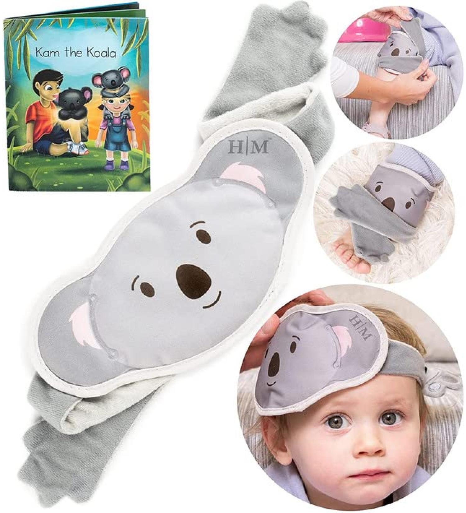 Kam The Koala Kids Ice Pack - Boo Boo Relief for Newborns - Halo Mask & Story Book Included - Buy Online on GoSupps.com