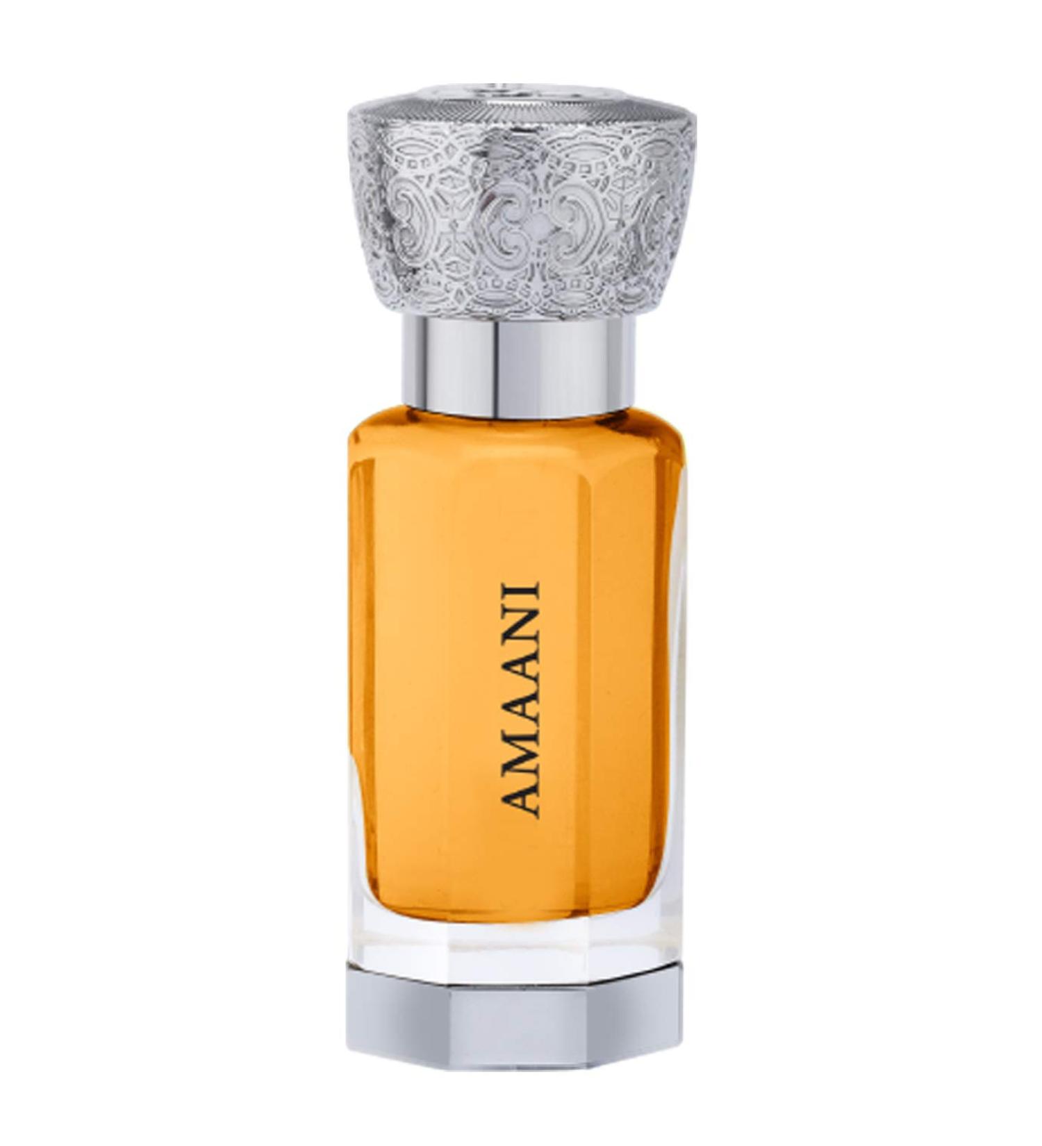 AMAANI Perfume Oil 12mL Alcohol Free Natural Blend Fragrance and Body CPO with Amber Musk Oud Patchouli. Long Lasting Attar for Men and Women - Buy Online on GoSupps.com