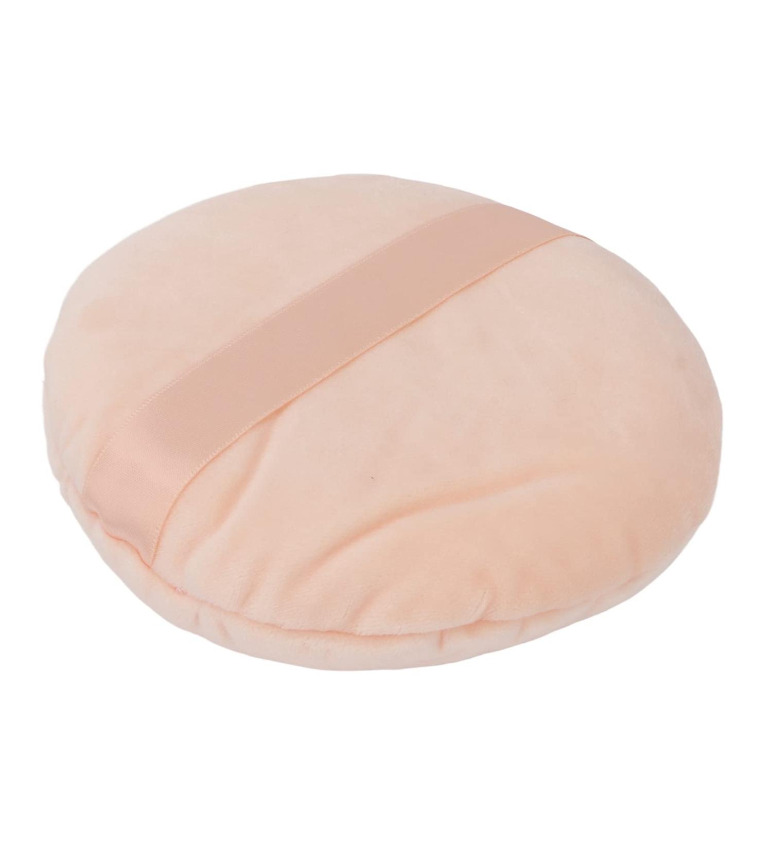 Ultra Large Soft Powder Puff - Washable Wet Dry Makeup Applicator | Swan Down Round Loose Powder Puff for Flawless Skin Color Finish - International Shipping Available - Buy Online on GoSupps.com