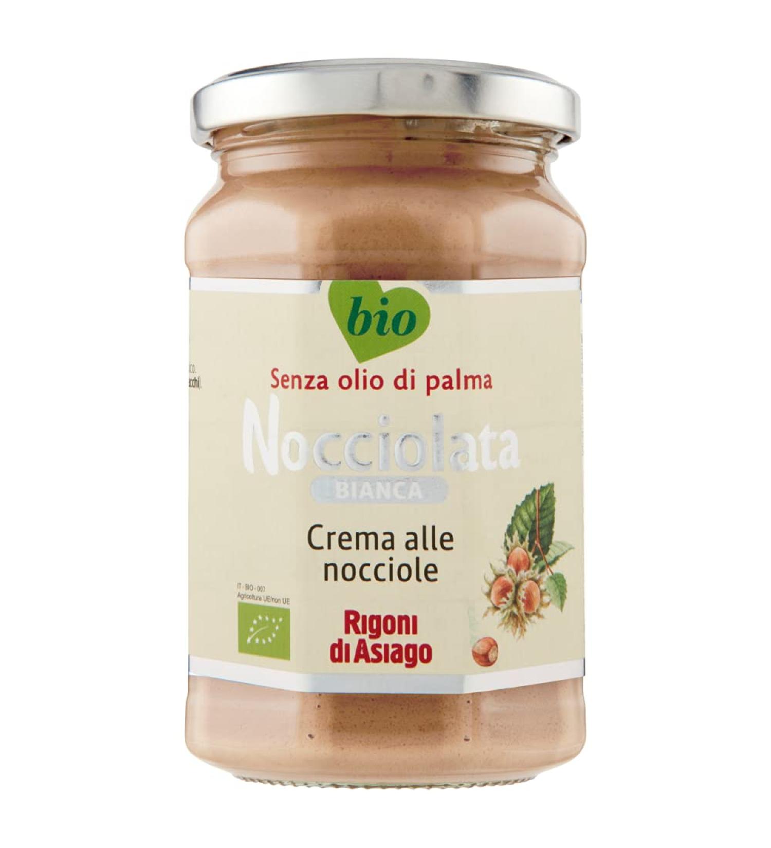 Rigoni di Asiago BIO Nocciolata Bianca White Chocolate 270g Spread The Hazelnut Hazelnut Spread Cream