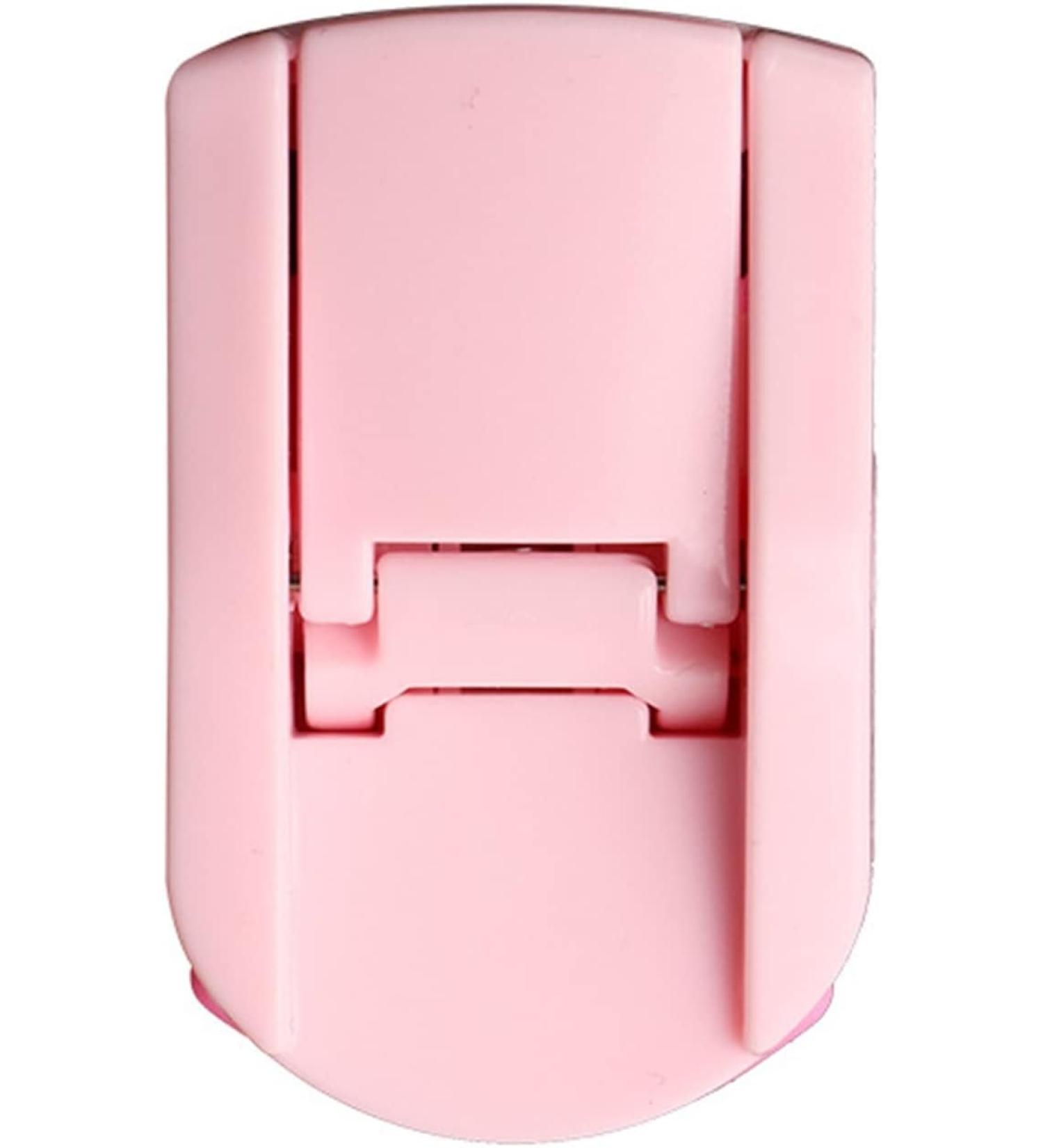 Pink Eyelash Curler with Silicone Pad | Perfect Curl in 5 Seconds | Portable Travel Makeup Tool & Gift for Women - Buy Online on GoSupps.com
