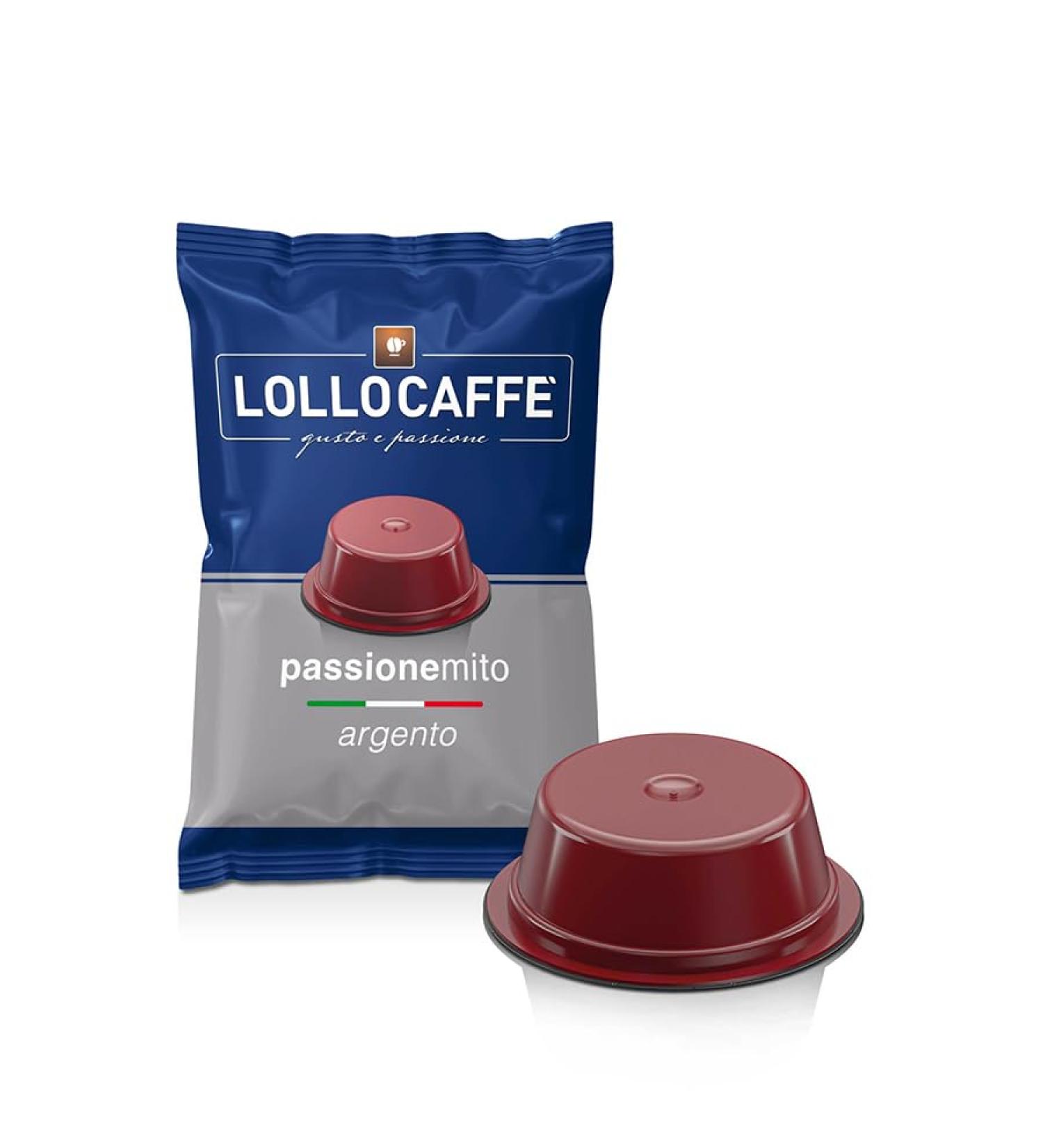  Lollo Caff 100 Lollo Capsules Compatible with Mio Modo Silver Mix Espresso - Buy Online on GoSupps.com