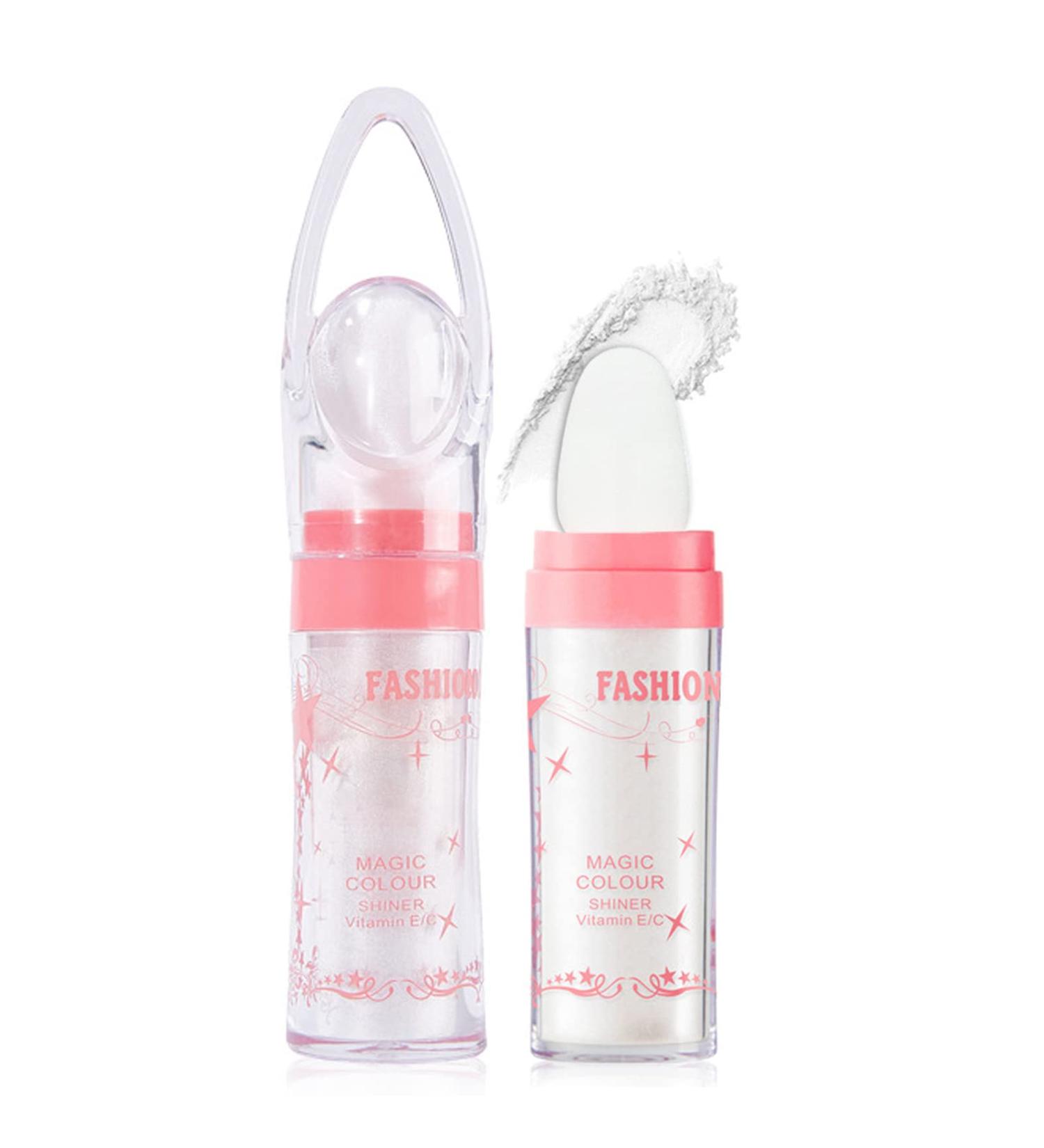 Body Glitter Powder - High Gloss Fairy Sparkle Highlighter for Hair, Eyes, Lips & Face - White Moonbeam - Buy Online on GoSupps.com